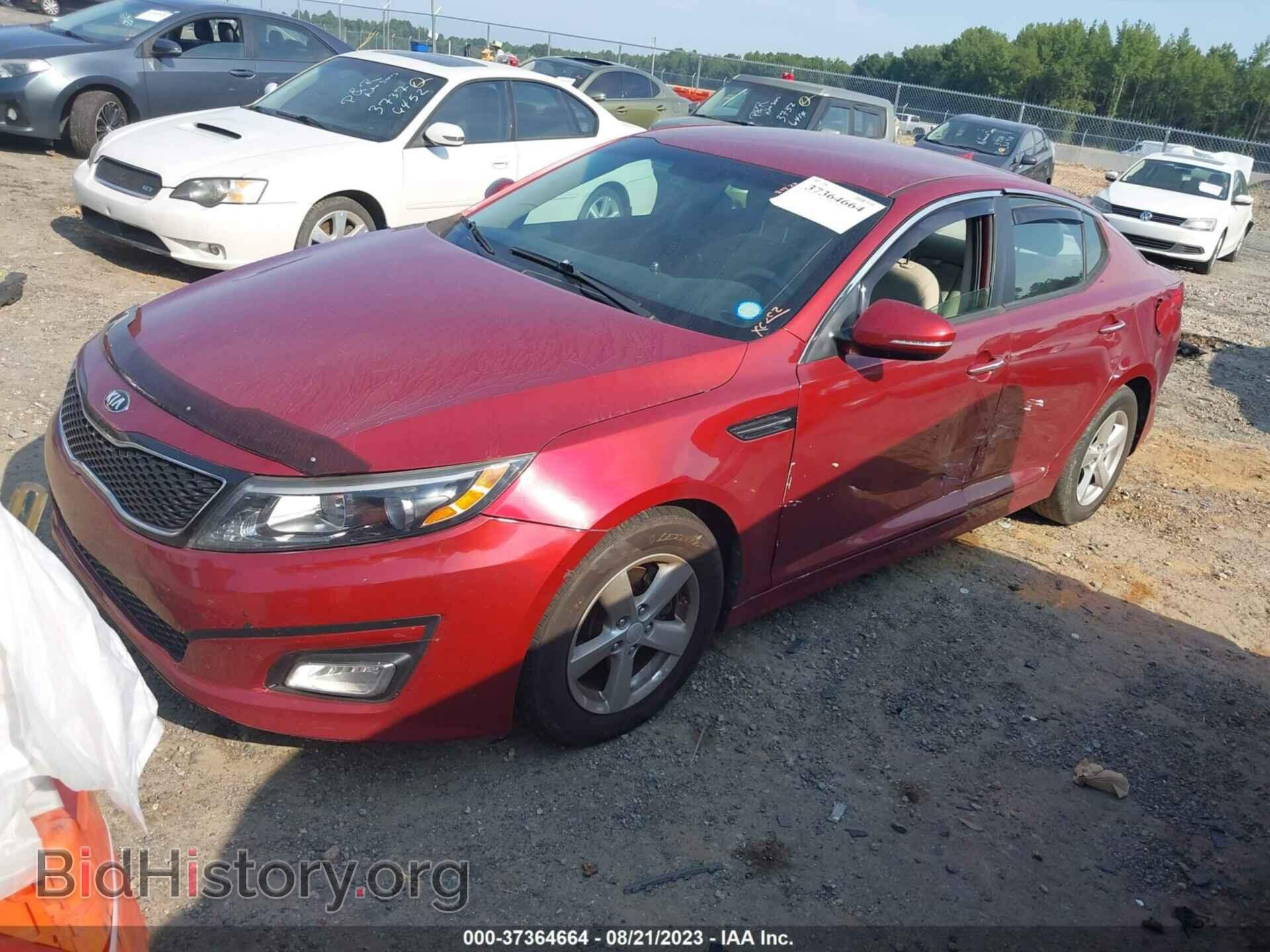 2015 KIA OPTIMA - VIN: 5XXGM4A79FG494534 - Фото 2