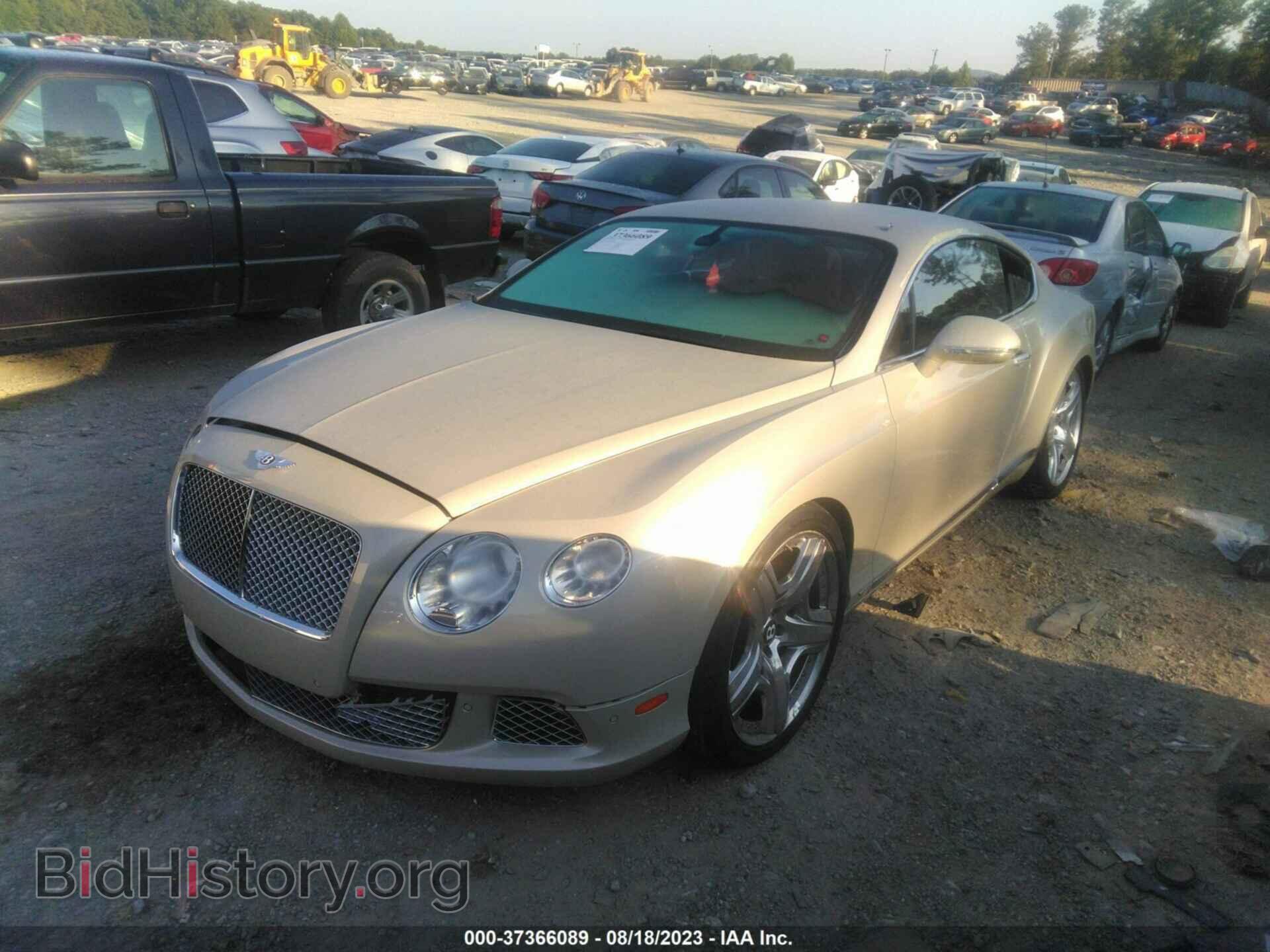 2012 BENTLEY CONTINENTAL GT - VIN: SCBFR7ZA4CC072068 - Фото 2