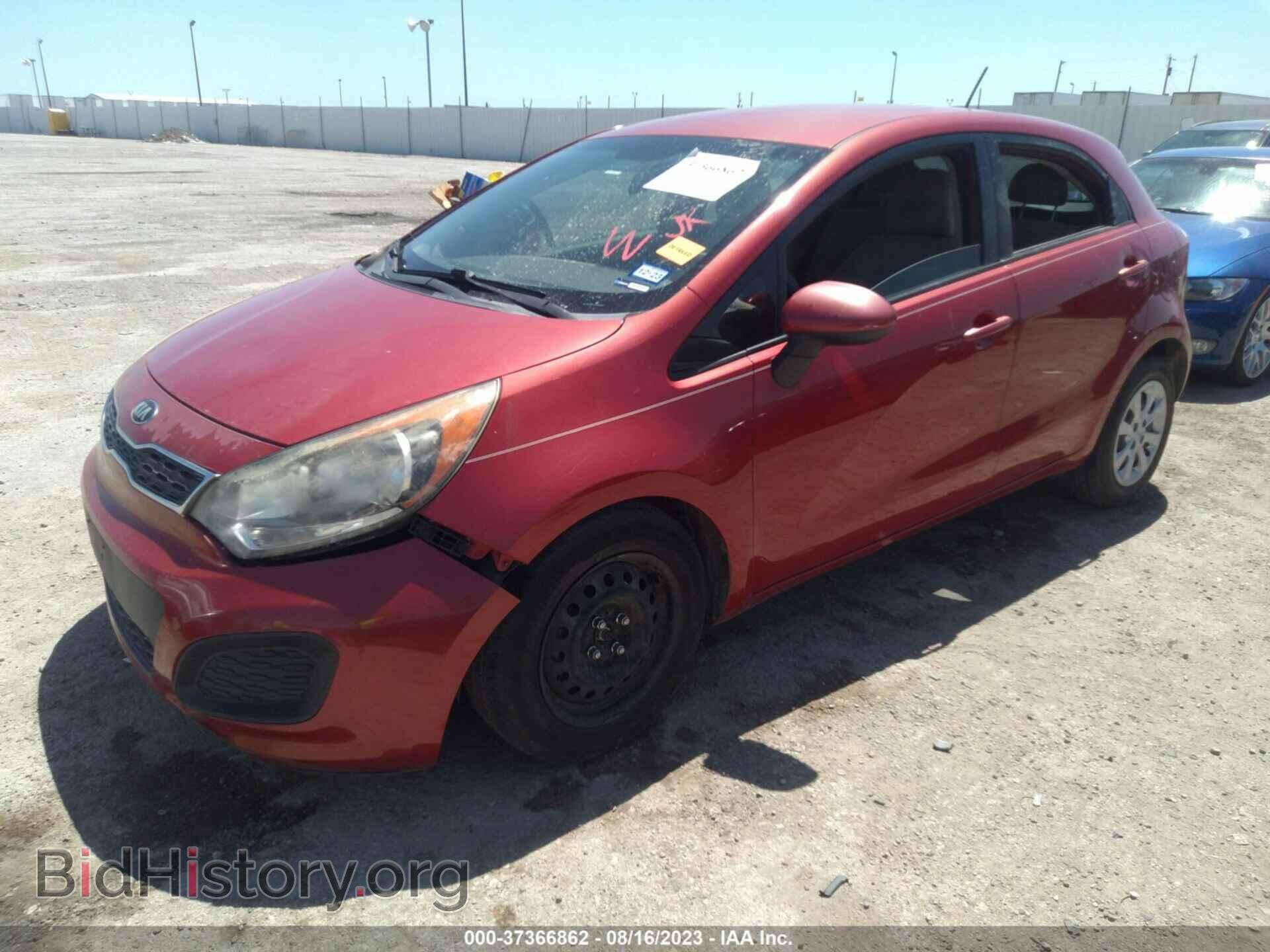 2013 KIA RIO - VIN: KNADN5A33D6134428 - Фото 2