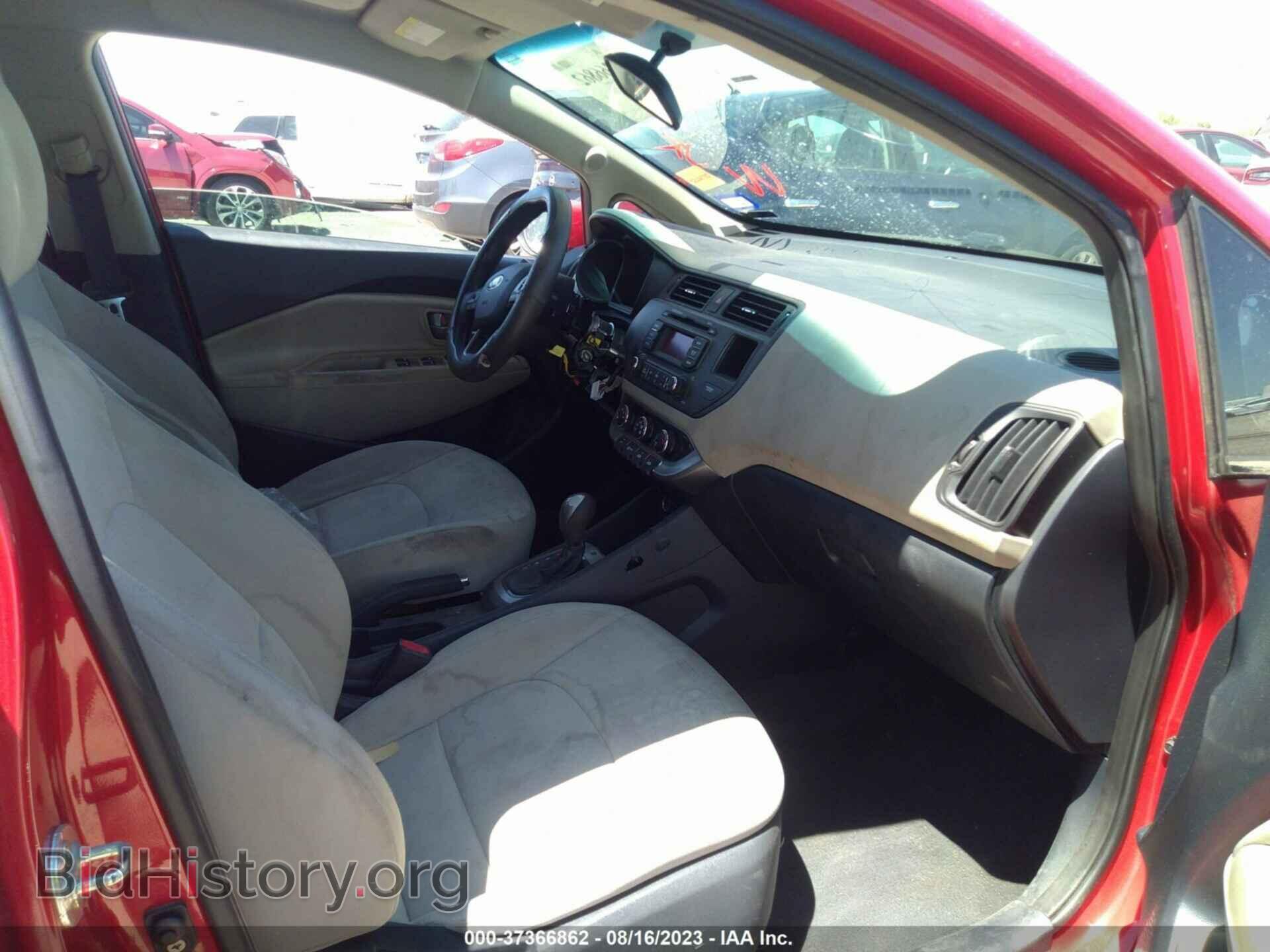 2013 KIA RIO - VIN: KNADN5A33D6134428 - Фото 5