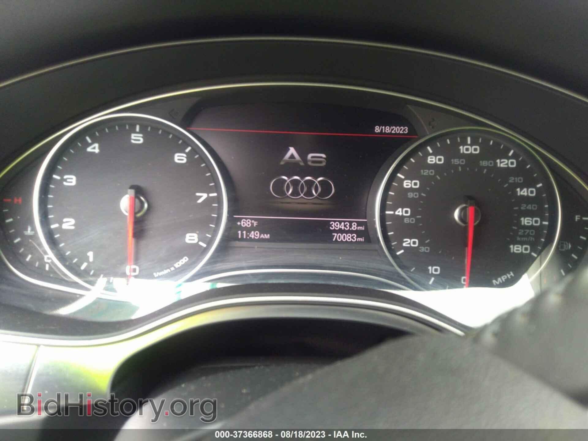 2013 AUDI A6 - VIN: WAUGFAFC6DN139897 - Фото 7