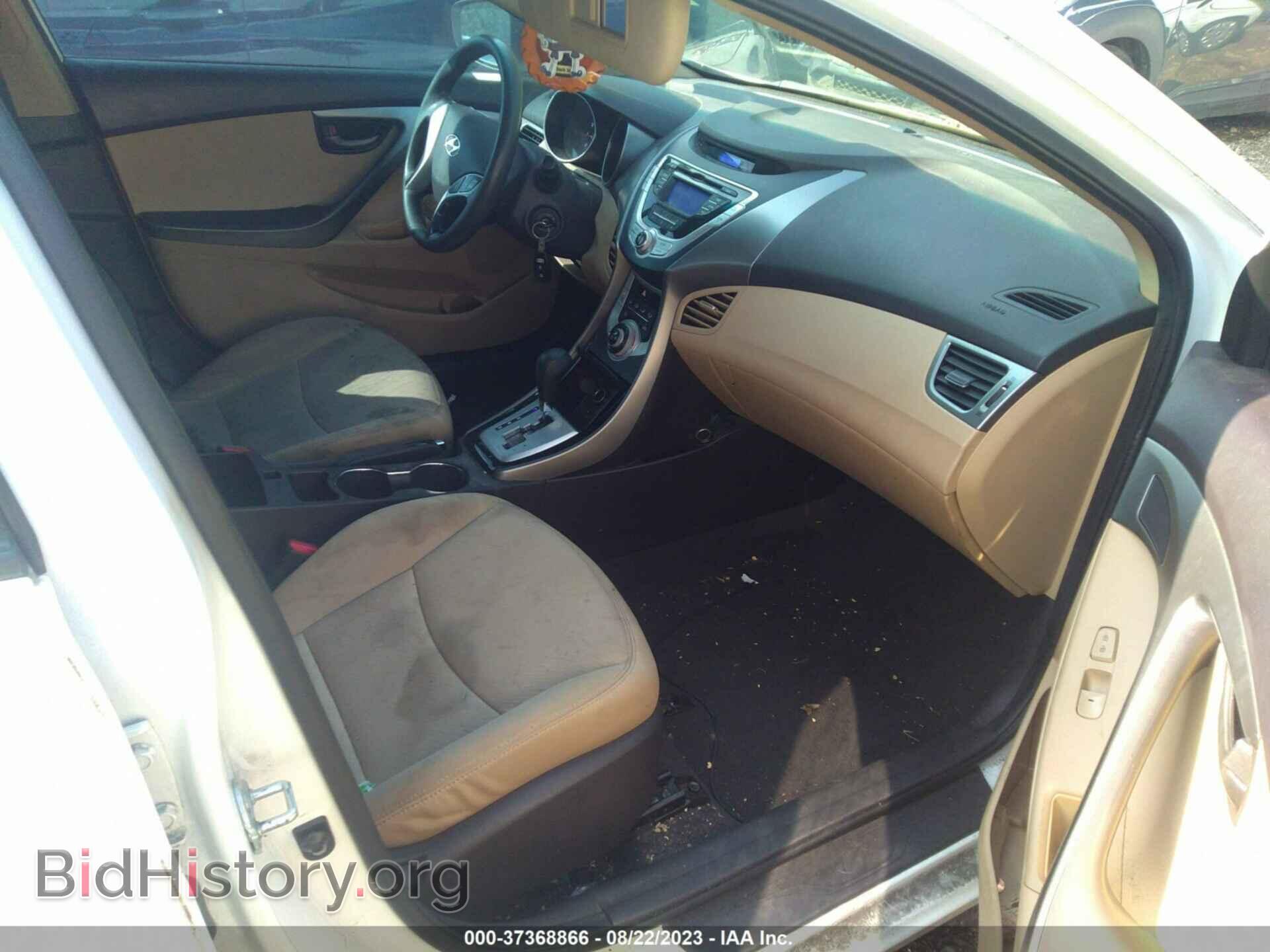 2012 HYUNDAI ELANTRA - VIN: 5NPDH4AE8CH076701 - Фото 5