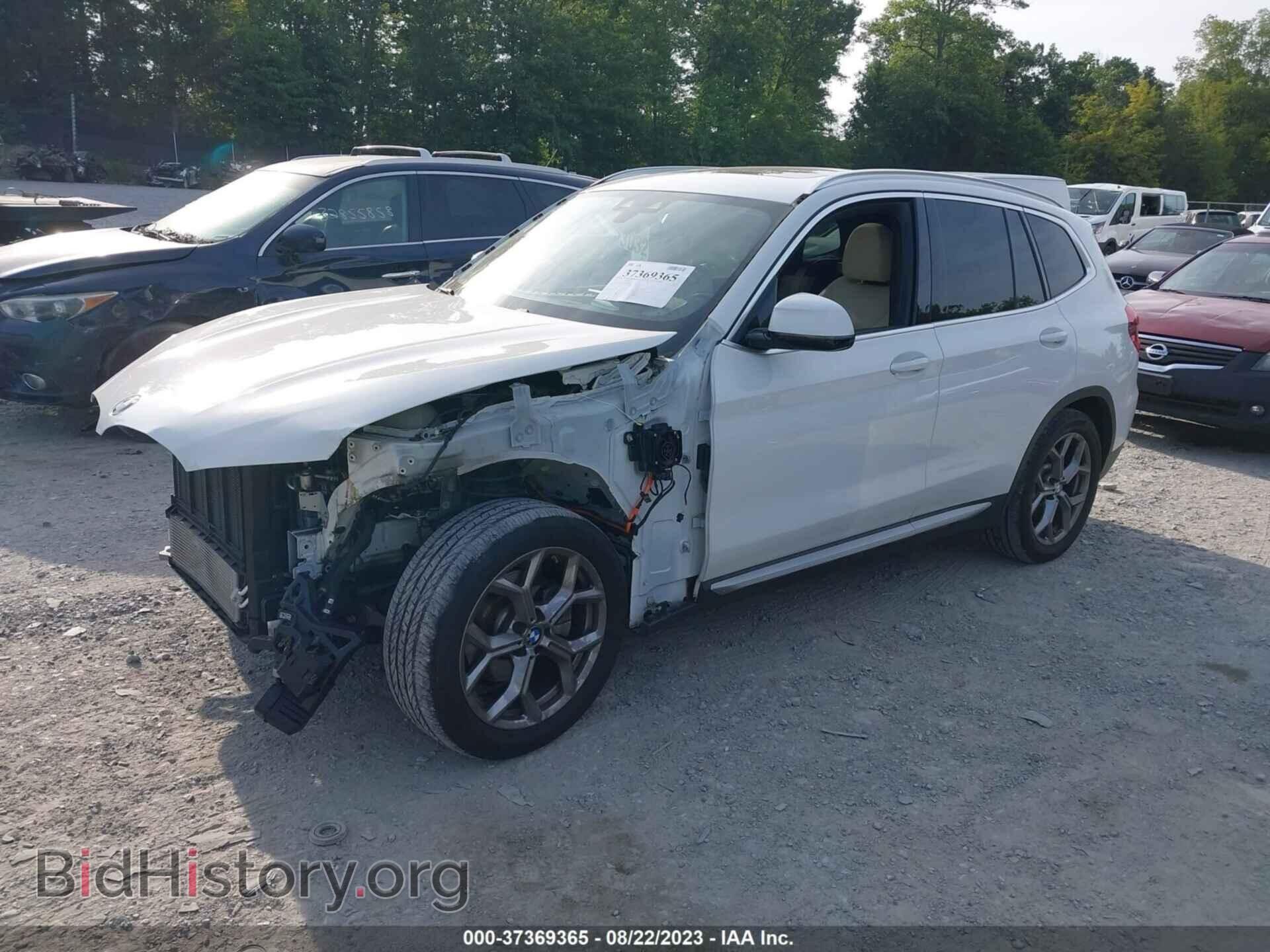 2021 BMW X3 - VIN: 5UXTS1C09M9E29858 - Фото 2