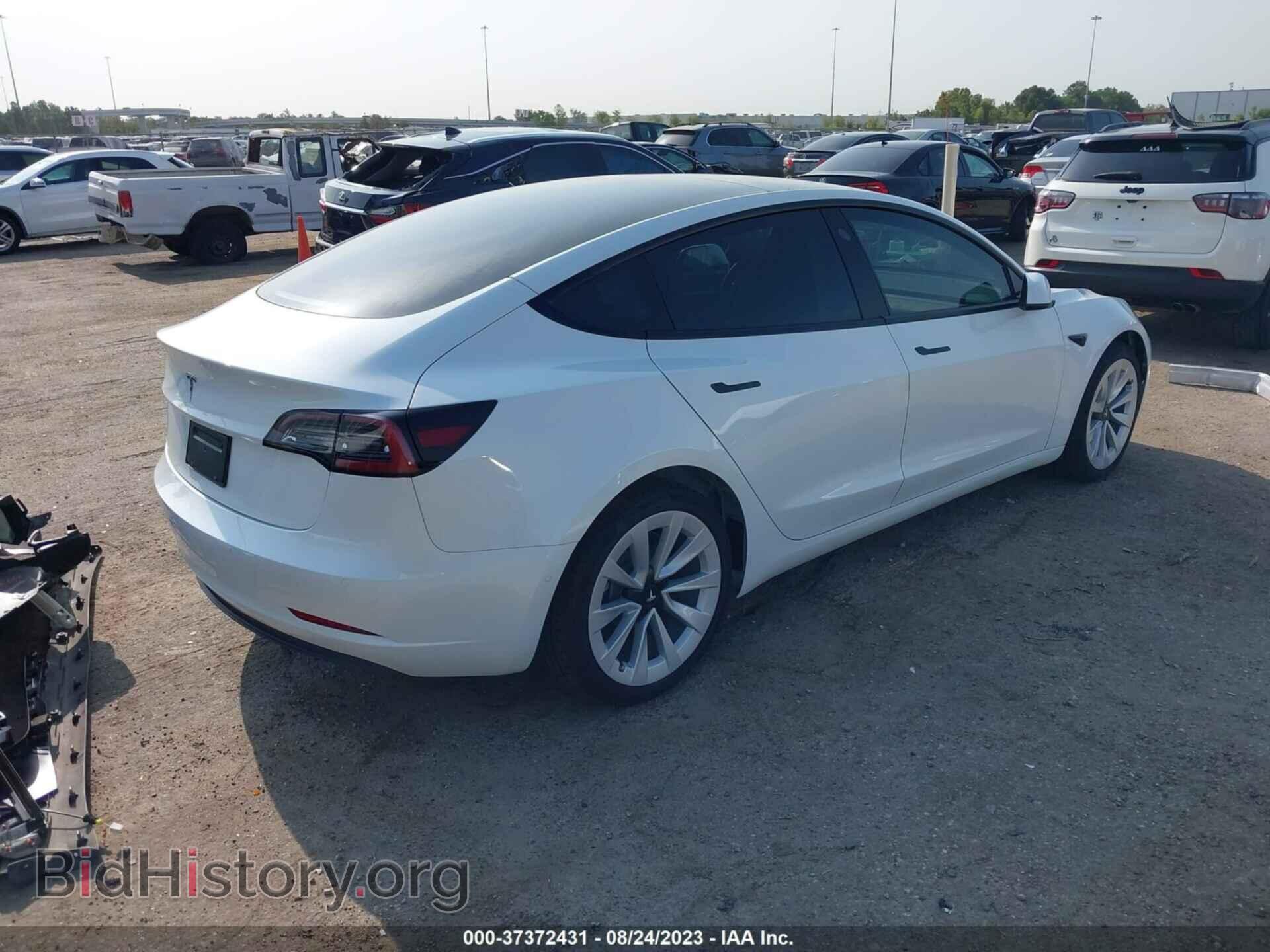 2022 TESLA MODEL 3 - VIN: 5YJ3E1EA8NF349678 - Фото 4