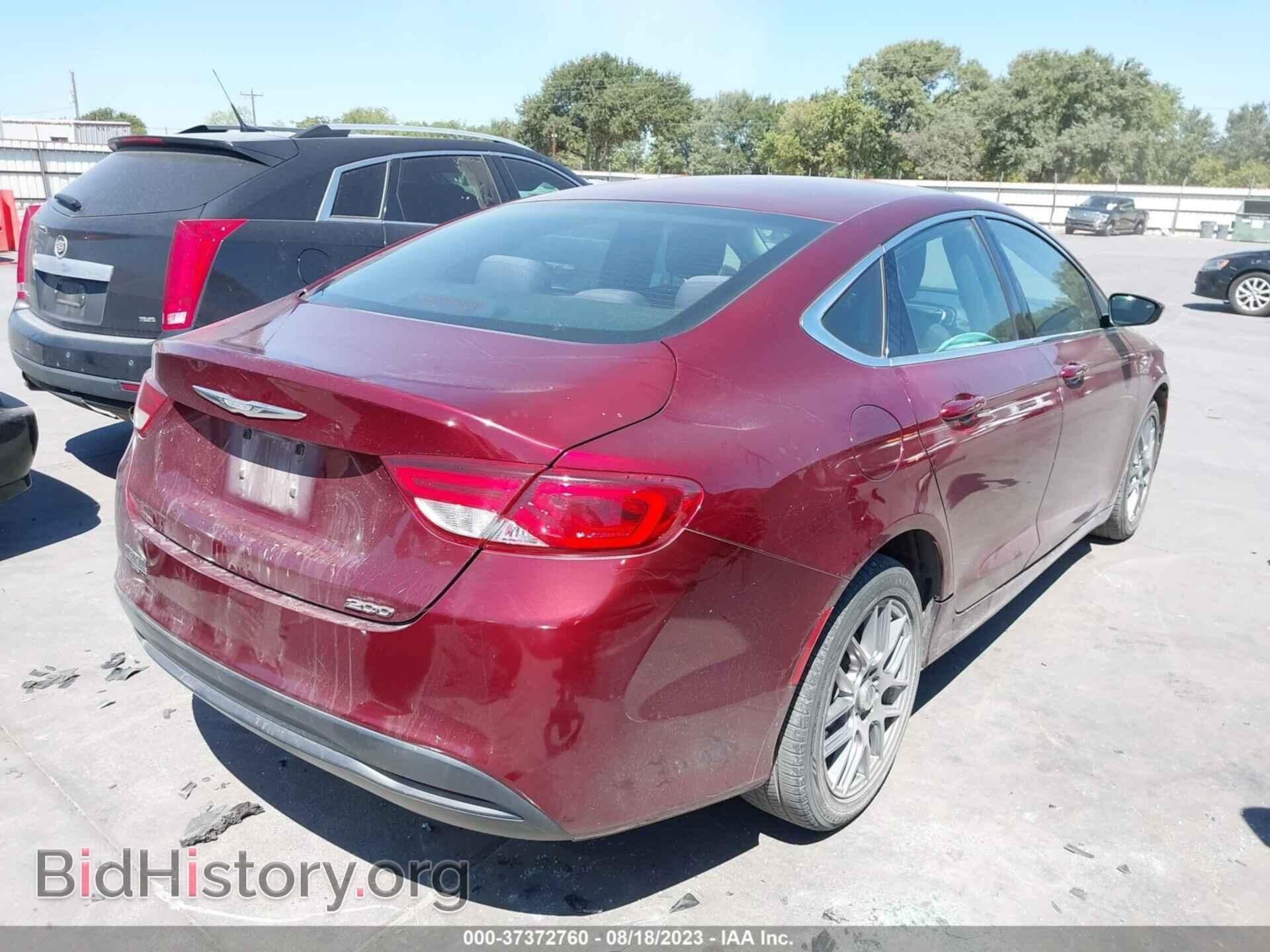 2015 CHRYSLER 200 - VIN: 1C3CCCFB5FN597435 - Фото 4