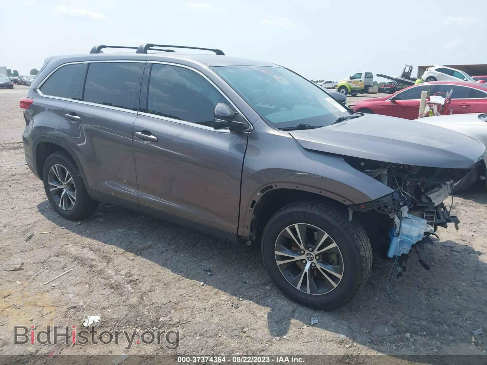 Photo 5TDZZRFH2KS335548 - TOYOTA HIGHLANDER 2019