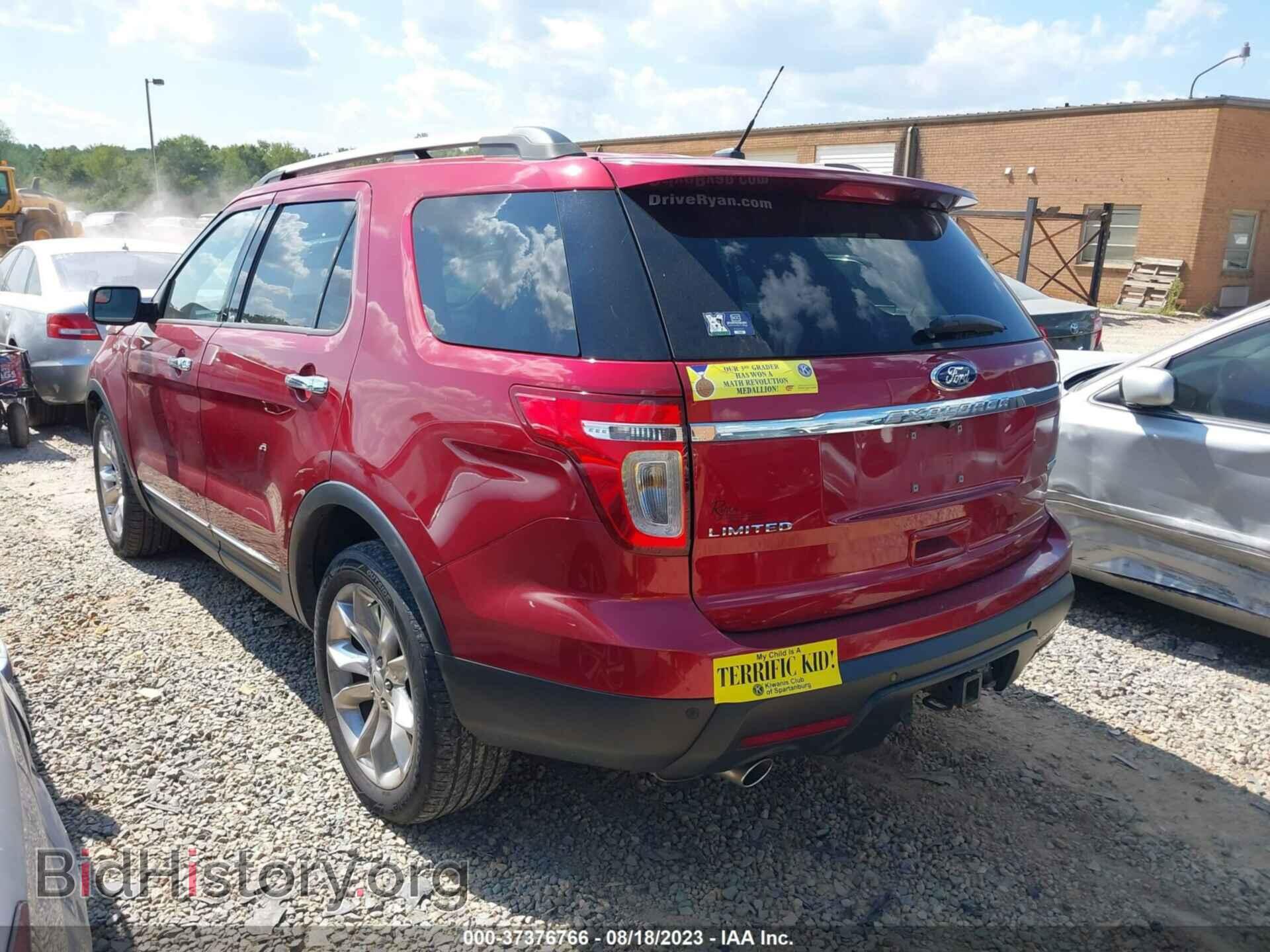 2013 FORD EXPLORER - VIN: 1FM5K8F8XDGA37853 - Фото 3