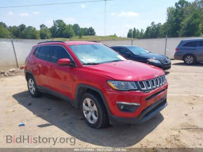 2020 Jeep COMPASS Latitude FWD, красный — VIN 3C4NJCBB6LT159051, IAAI