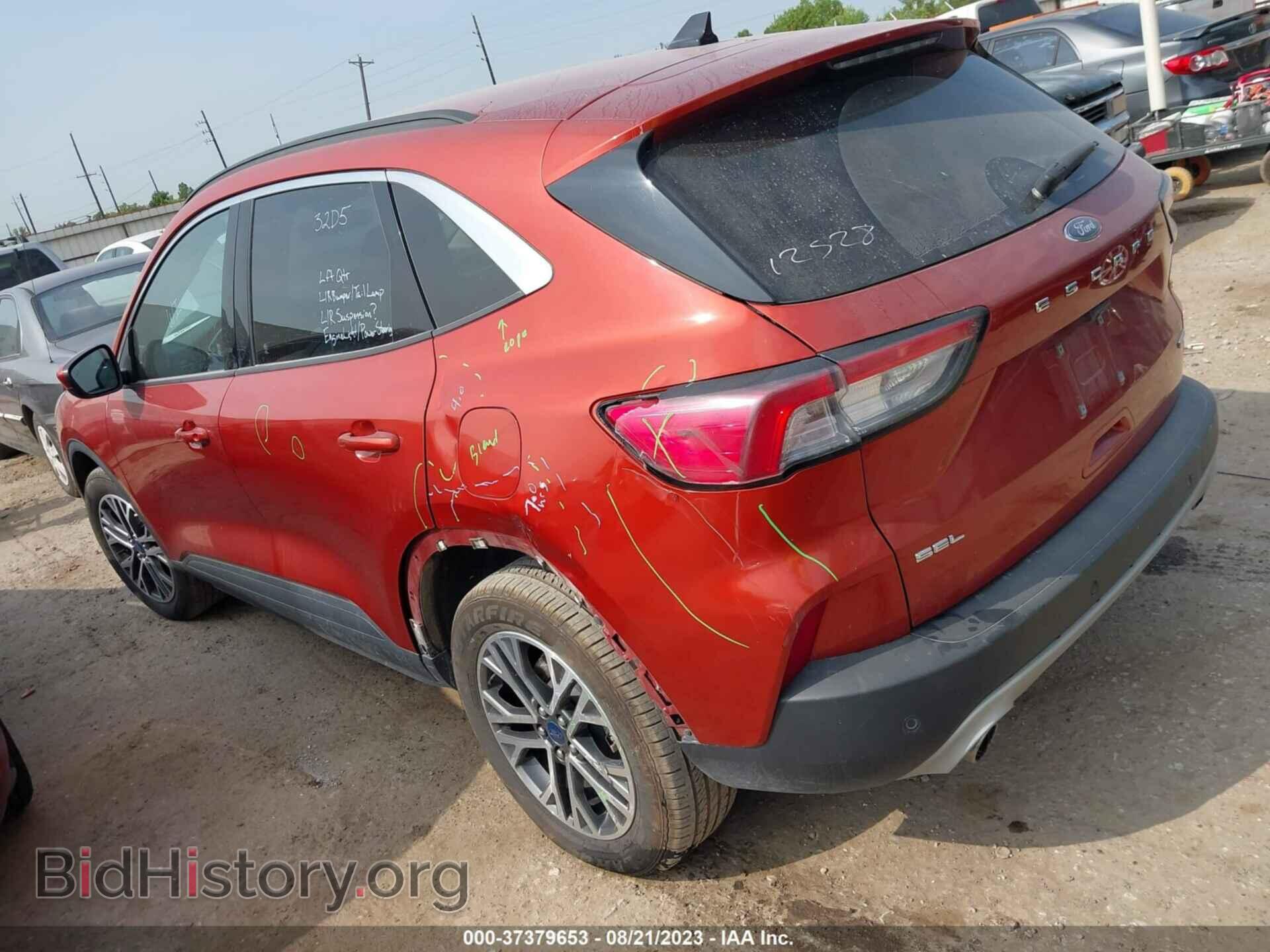 2020 FORD ESCAPE - VIN: 1FMCU9H64LUA77378 - Фото 3