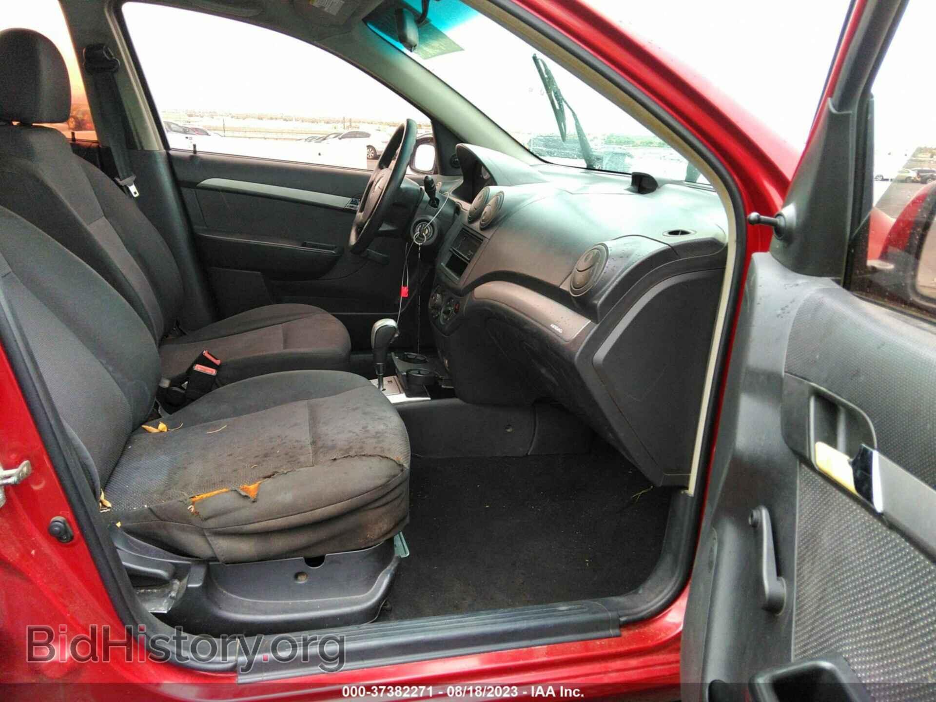 2011 CHEVROLET AVEO - VIN: KL1TD5DE5BB257500 - Фото 5