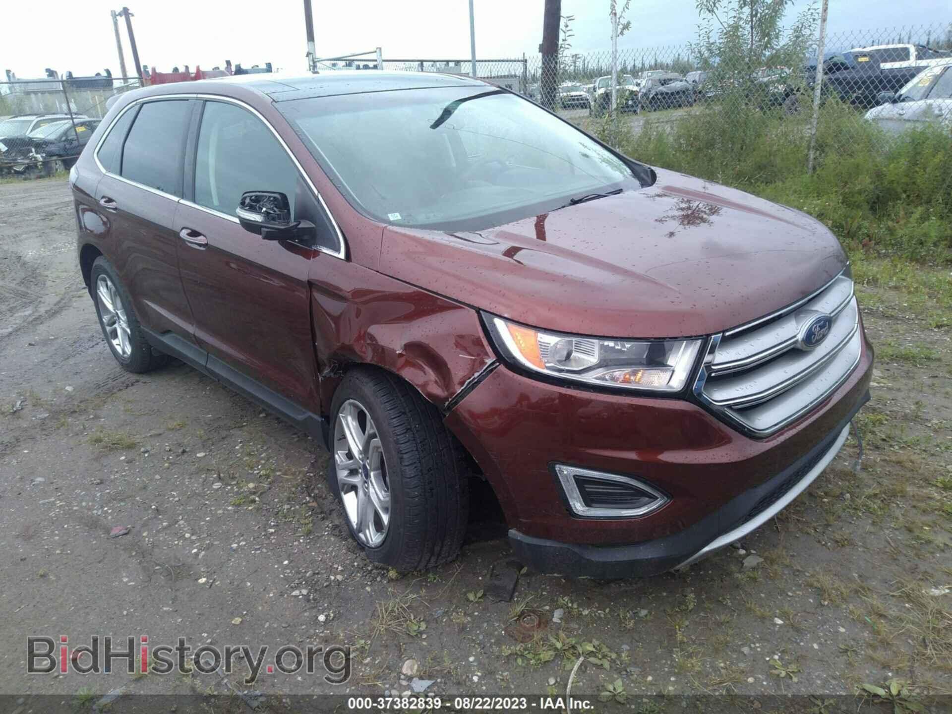 Photo 2FMTK4K90FBB80383 - FORD EDGE 2015