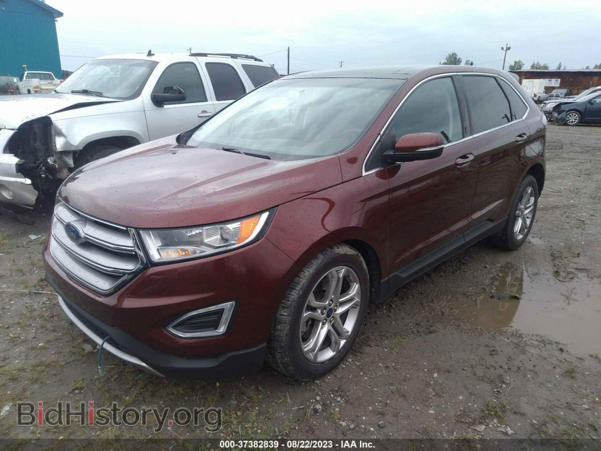 2015 FORD EDGE - VIN: 2FMTK4K90FBB80383 - Photo 2