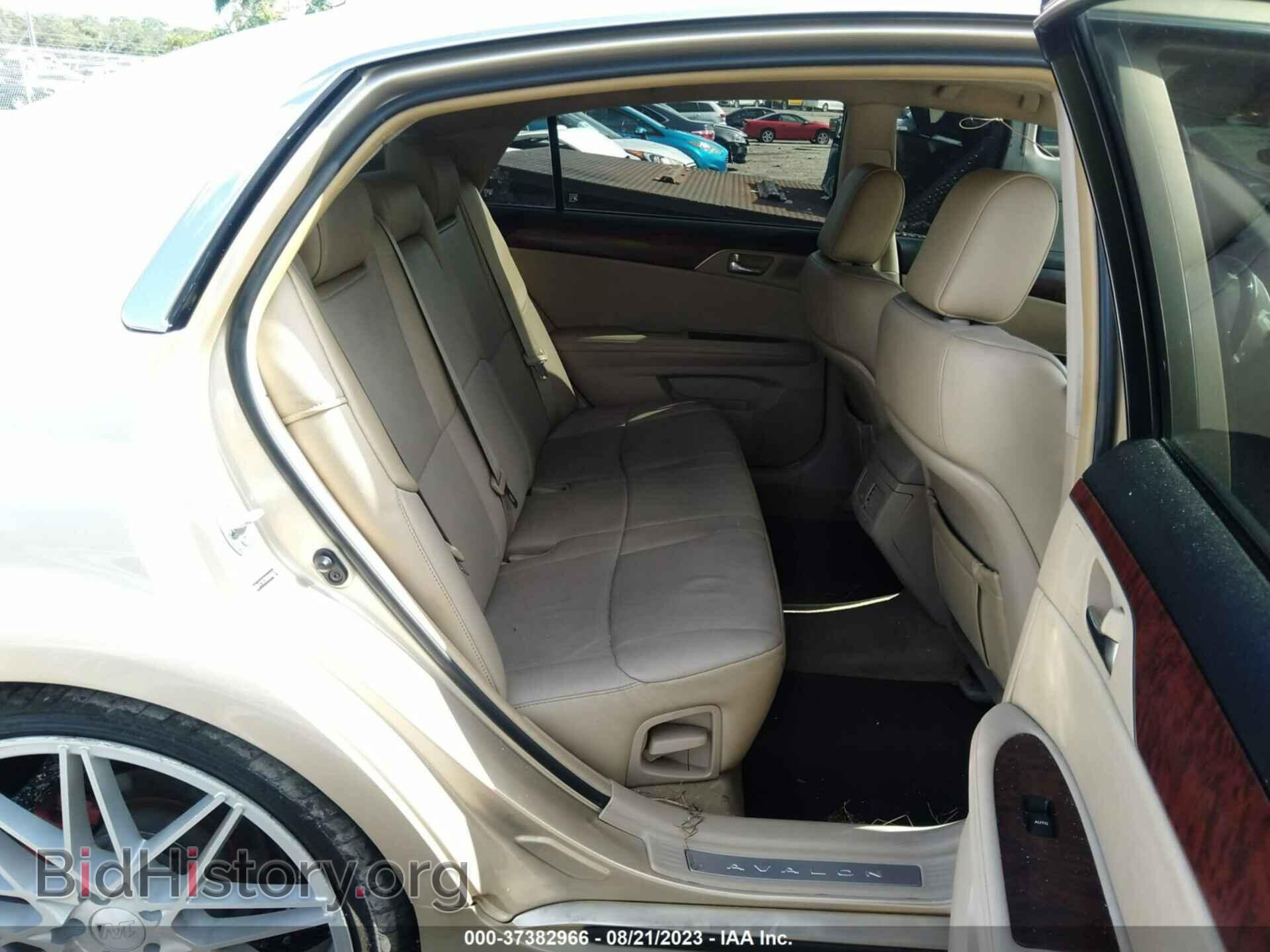2012 TOYOTA AVALON - VIN: 4T1BK3DB2CU464657 - Фото 8