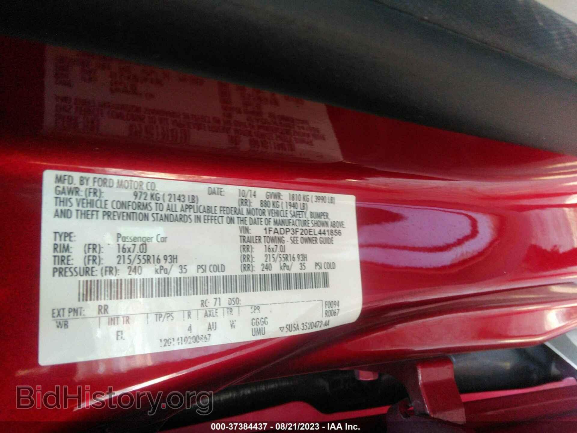 2014 FORD FOCUS - VIN: 1FADP3F20EL441856 - Photo 9