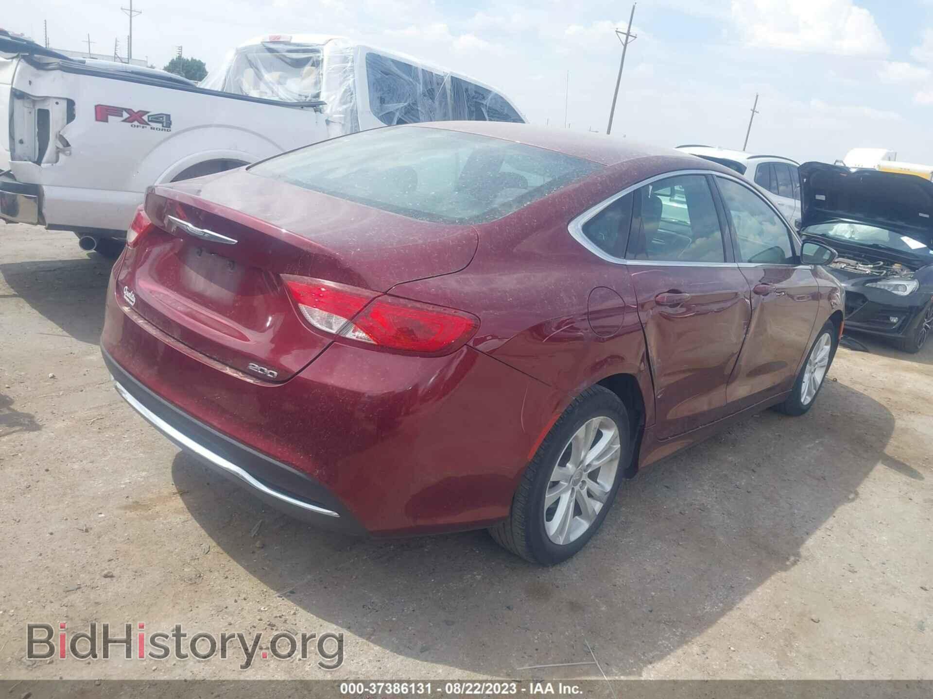 2016 CHRYSLER 200 - VIN: 1C3CCCAB0GN151685 - Фото 4
