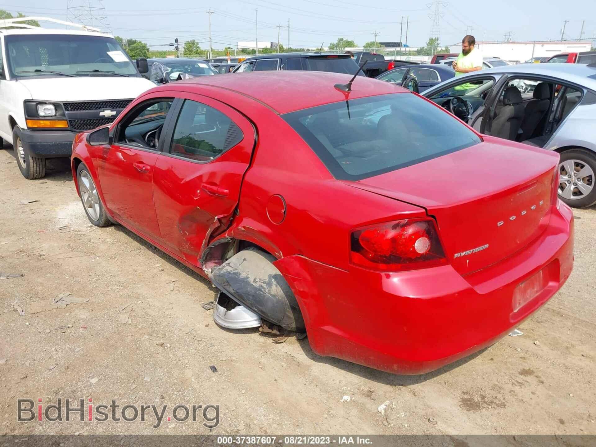 2013 DODGE AVENGER - VIN: 1c3cdzab7dn685181 - Фото 3