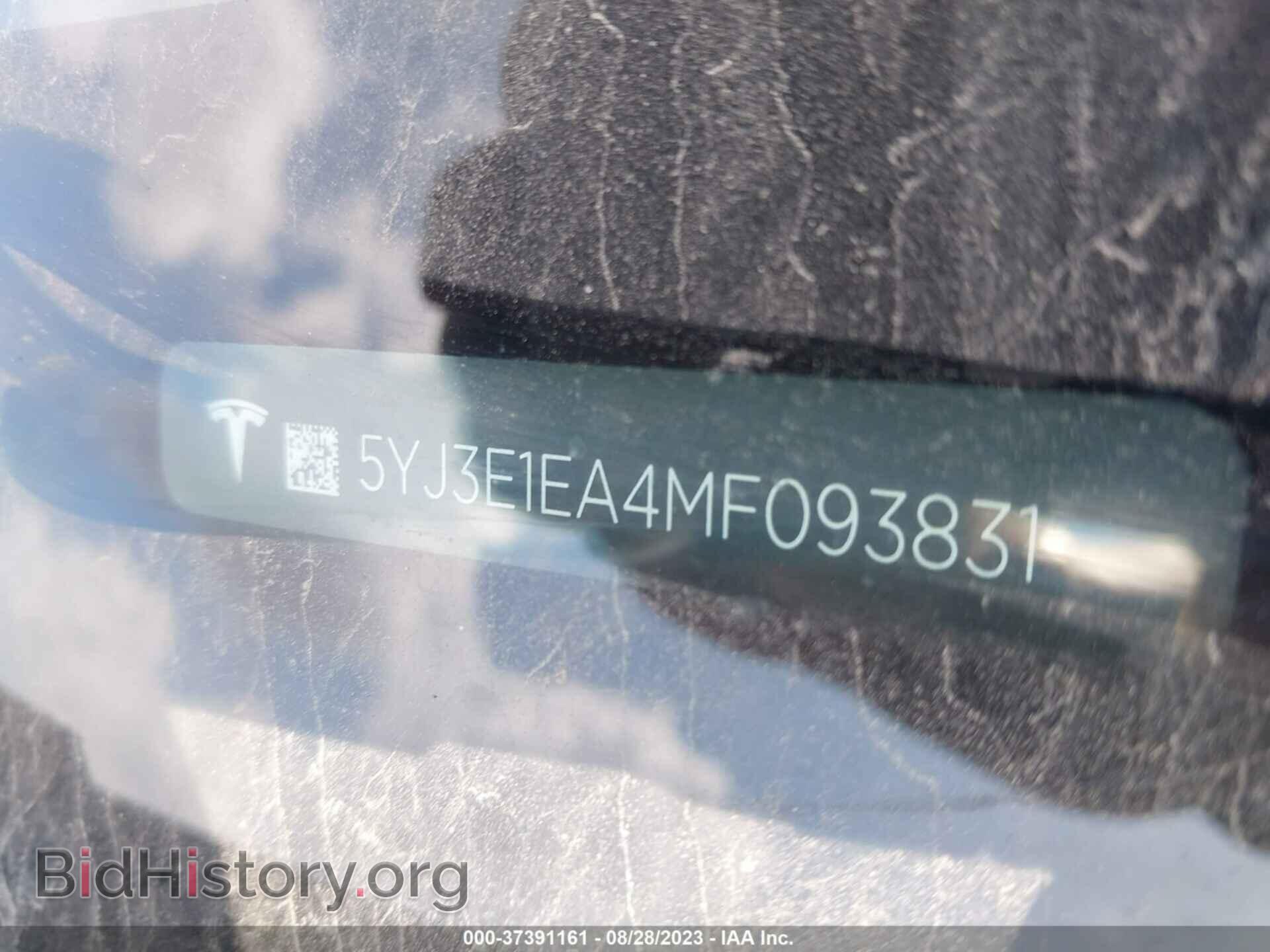 2021 TESLA MODEL 3 - VIN: 5YJ3E1EA4MF093831 - Photo 9