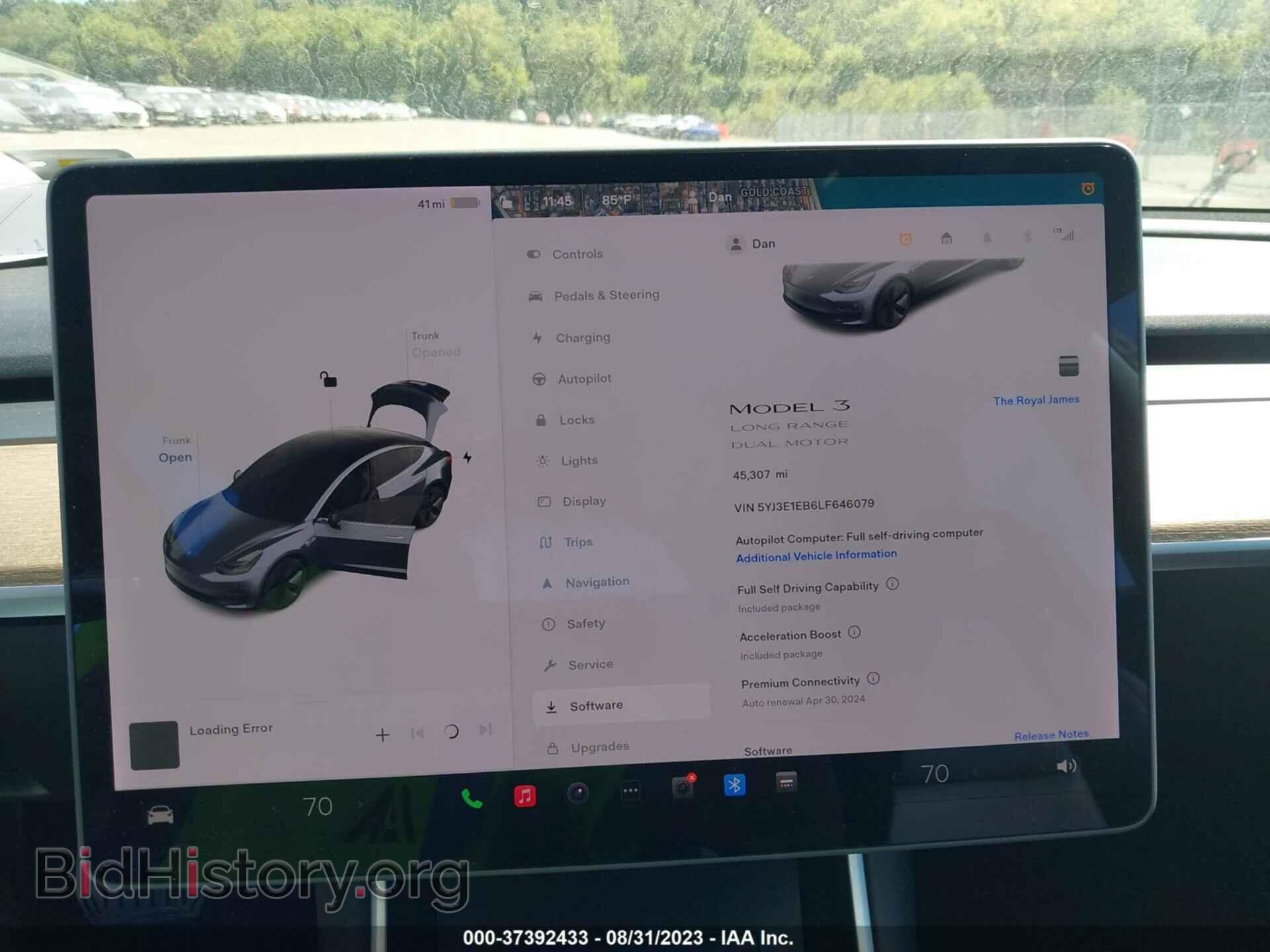 2020 TESLA MODEL 3 - VIN: 5YJ3E1EB6LF646079 - Фото 7