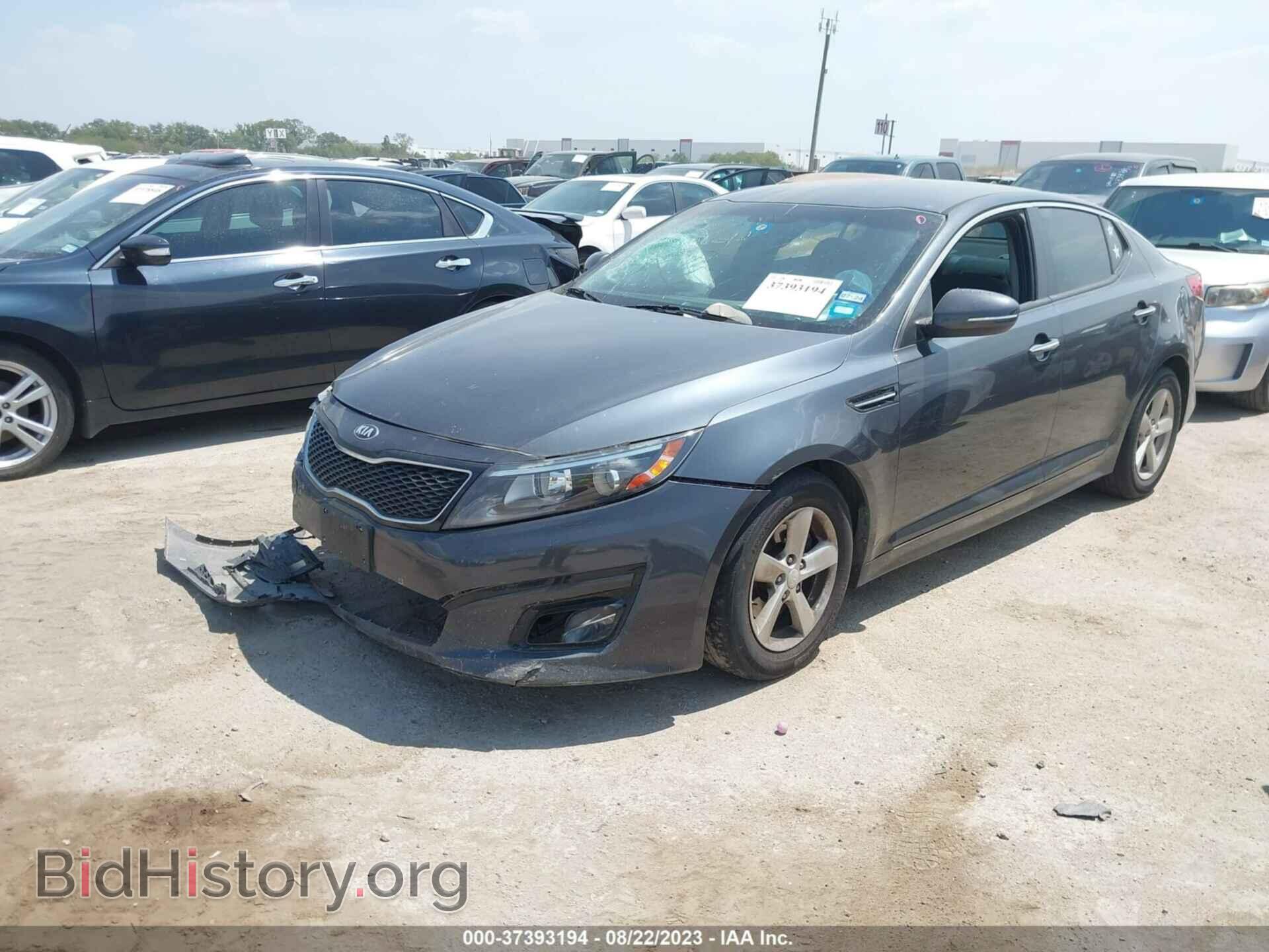 2015 KIA OPTIMA - VIN: KNAGM4A79F5633613 - Фото 2