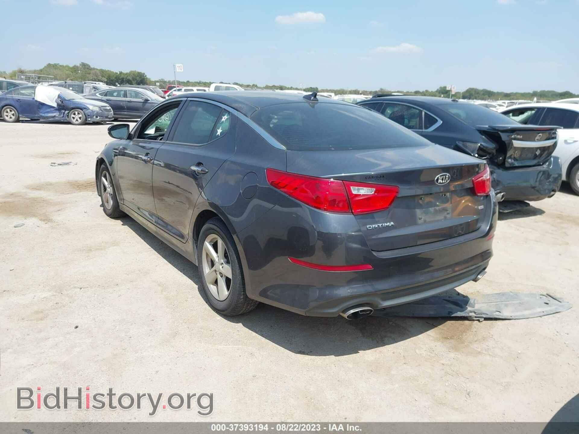 2015 KIA OPTIMA - VIN: KNAGM4A79F5633613 - Фото 3