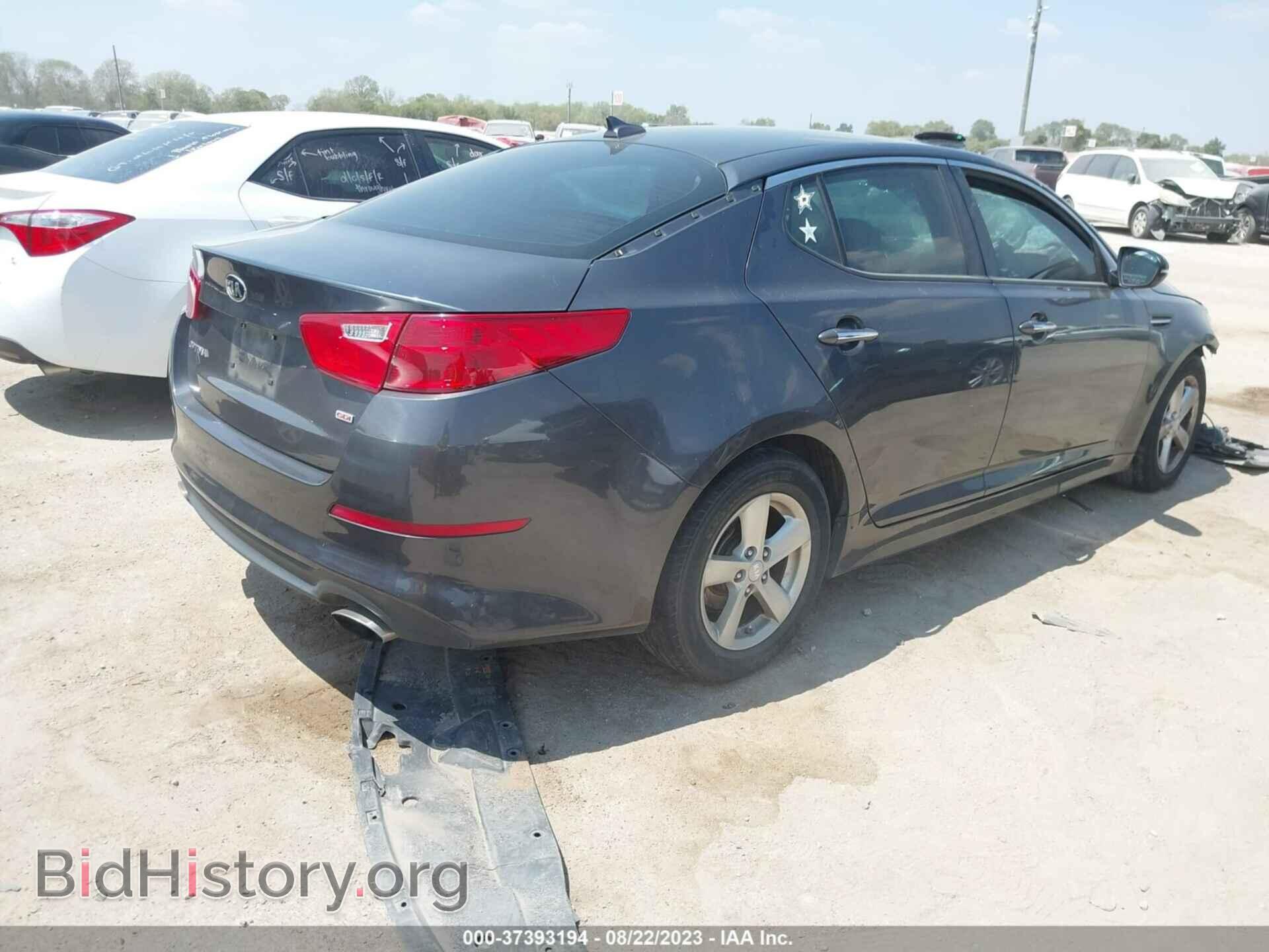 2015 KIA OPTIMA - VIN: KNAGM4A79F5633613 - Фото 4