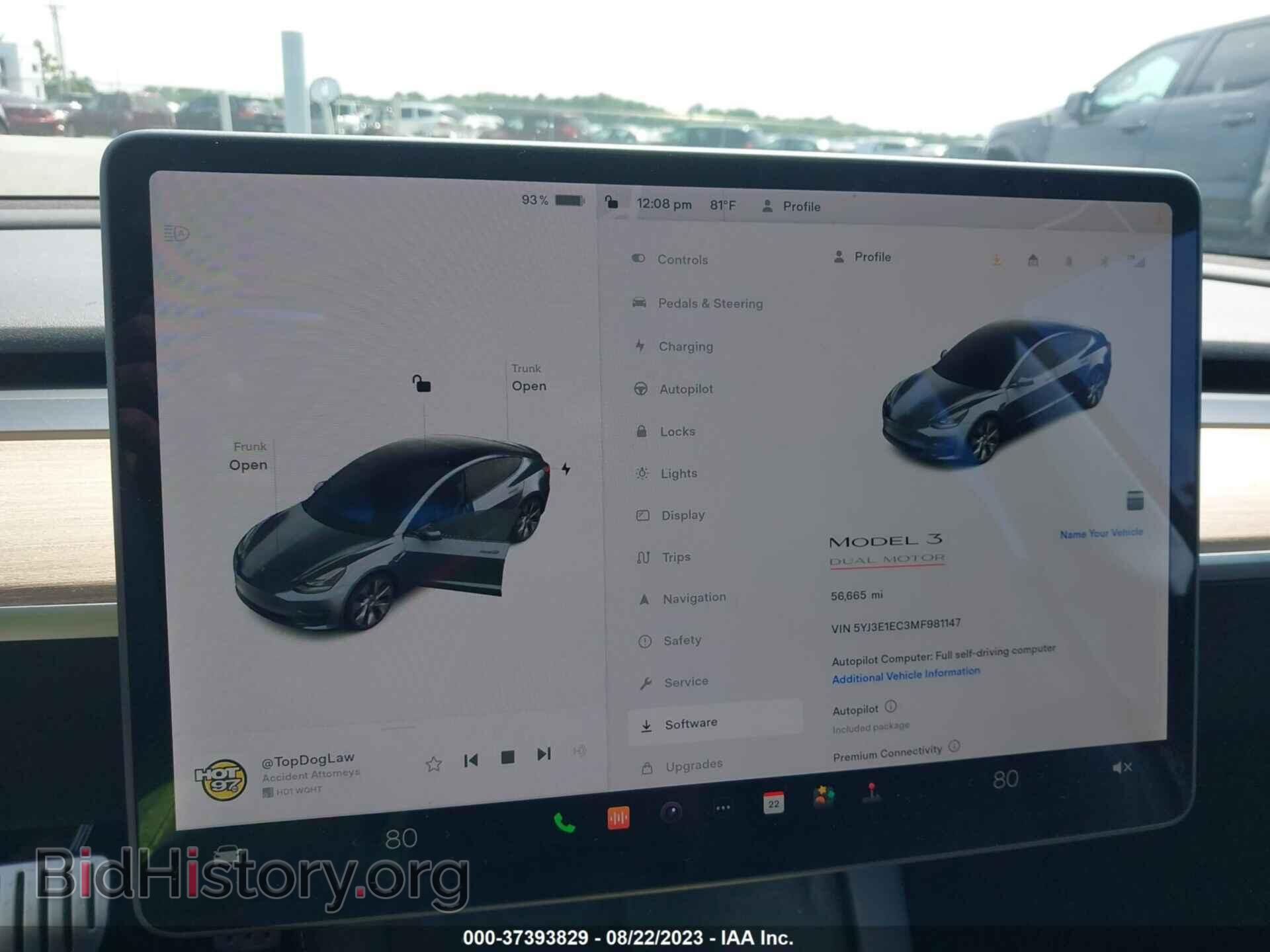 2021 TESLA MODEL 3 - VIN: 5YJ3E1EC3MF981147 - Photo 17