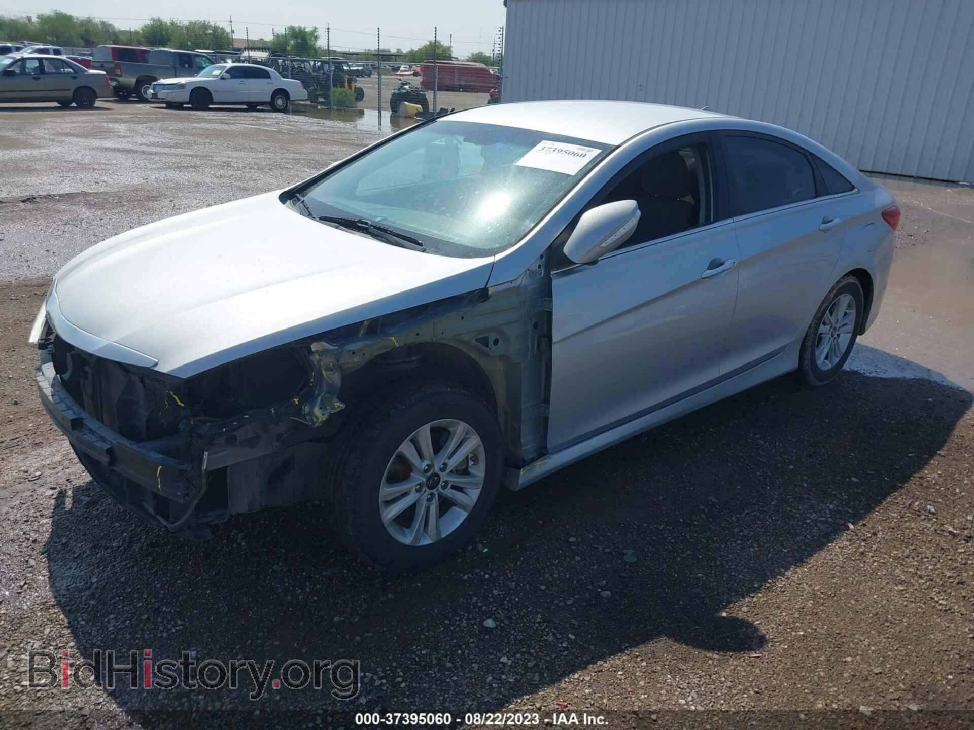 2014 HYUNDAI SONATA - VIN: 5NPEB4AC5EH902654 - Фото 2
