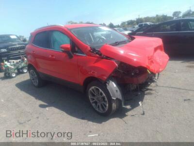 2021 Ford ECOSPORT Titanium, red — VIN MAJ6S3KL7MC400502, IAAI
