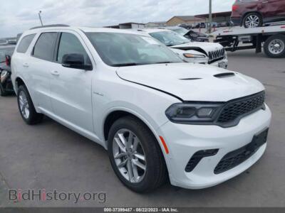 2023 Dodge DURANGO R/T Plus, white — VIN 1C4SDJCT6PC637055, IAAI