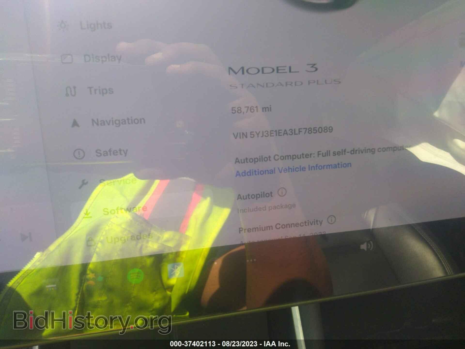 2020 TESLA MODEL 3 - VIN: 5YJ3E1EA3LF785089 - Фото 7
