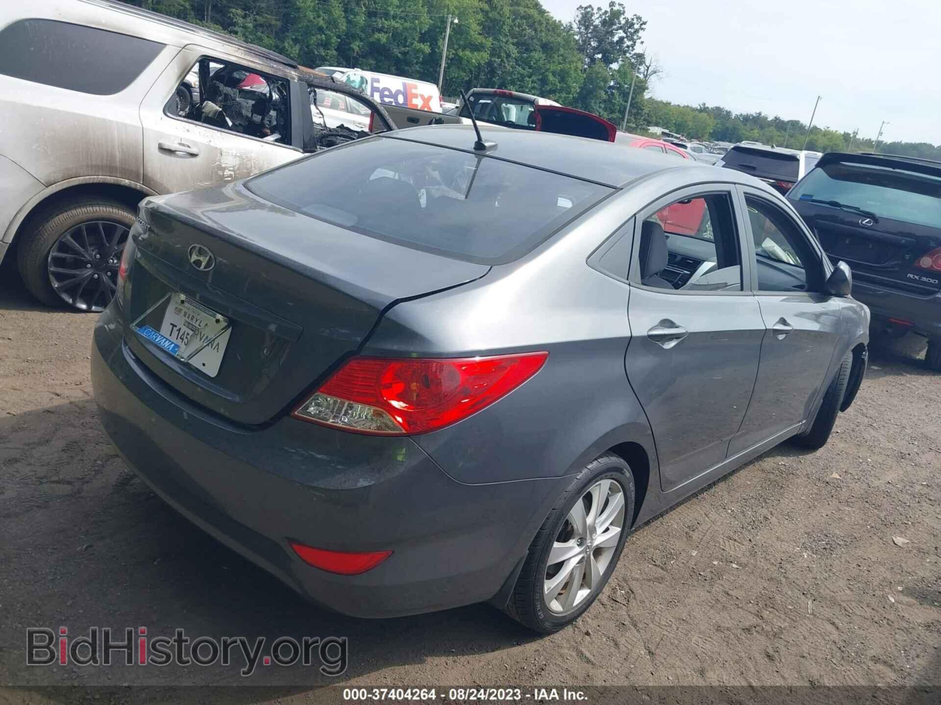 2013 HYUNDAI ACCENT - VIN: KMHCU4AE0DU397626 - Фото 4