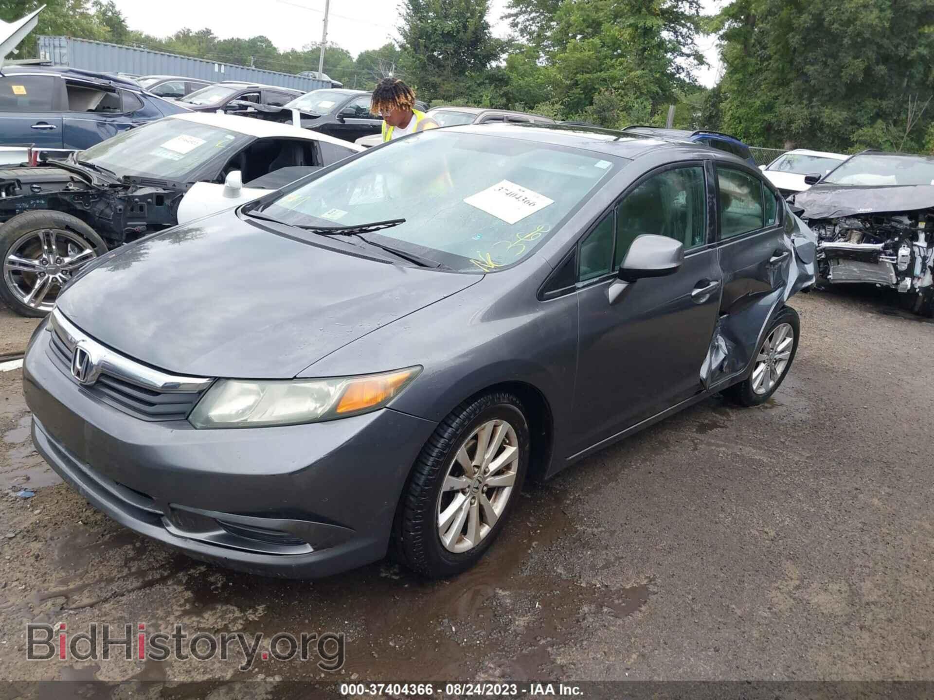 2012 HONDA CIVIC - VIN: 2HGFB2F89CH306645 - Фото 2