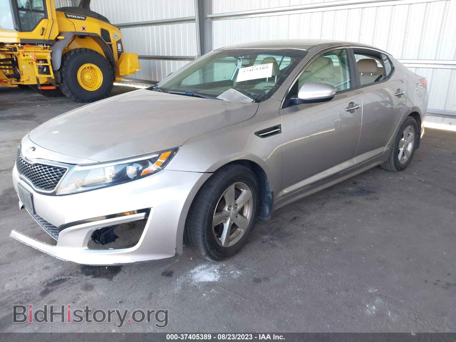 2015 KIA OPTIMA - VIN: KNAGM4A77F5549502 - Фото 2