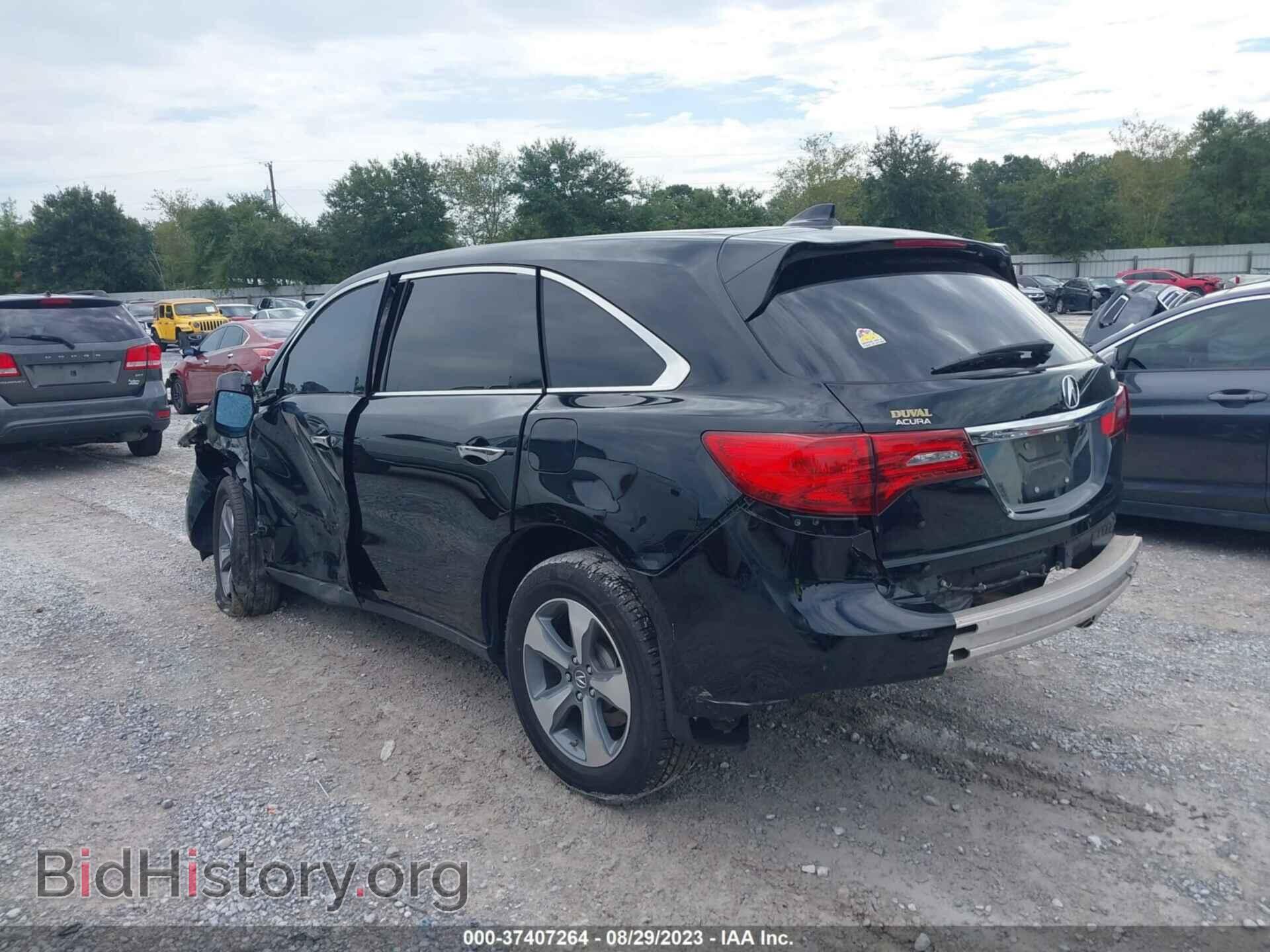 2016 ACURA MDX - VIN: 5FRYD3H26GB017975 - Фото 3