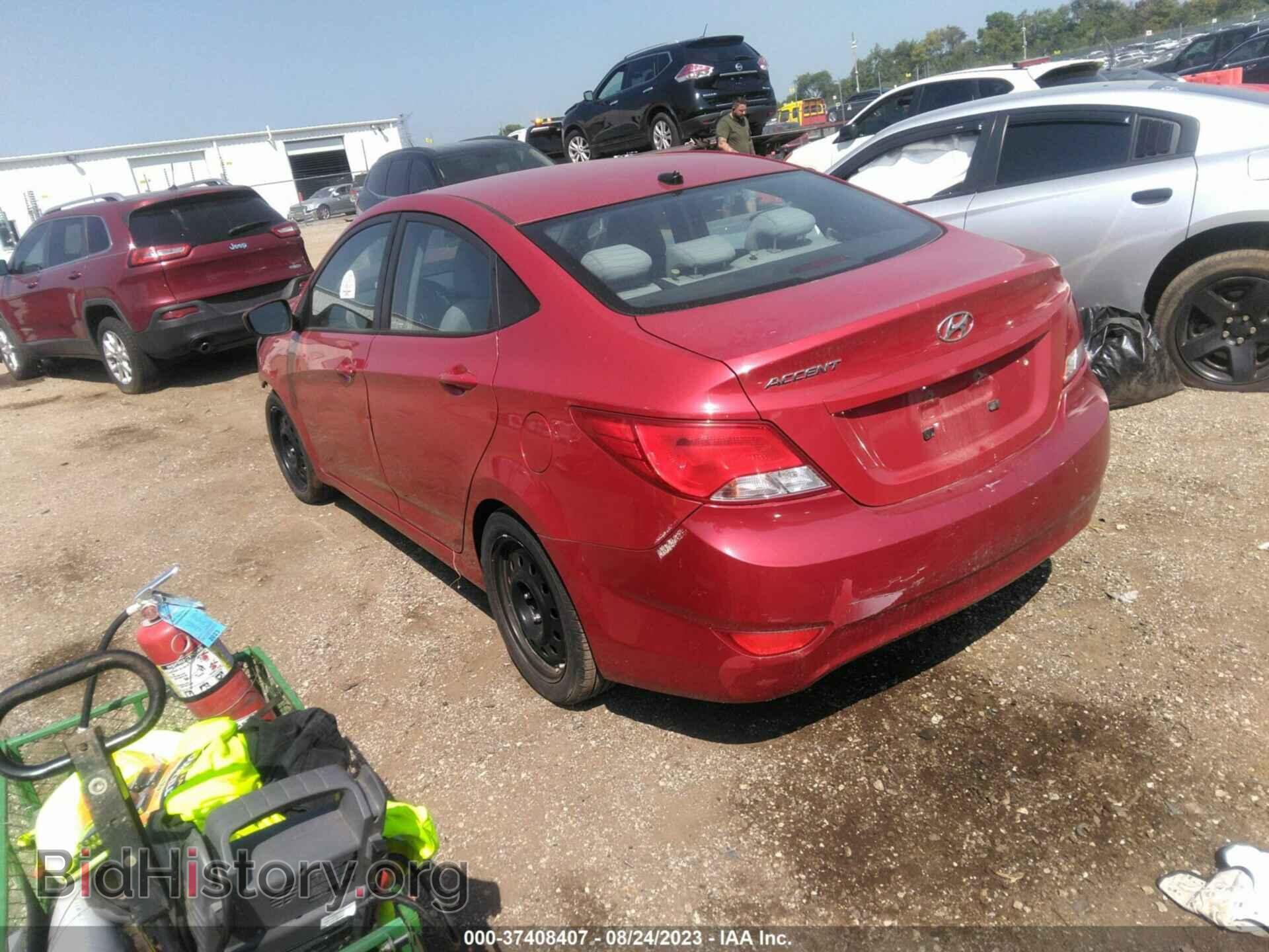2017 HYUNDAI ACCENT - VIN: KMHCT4AE7HU345497 - Фото 3