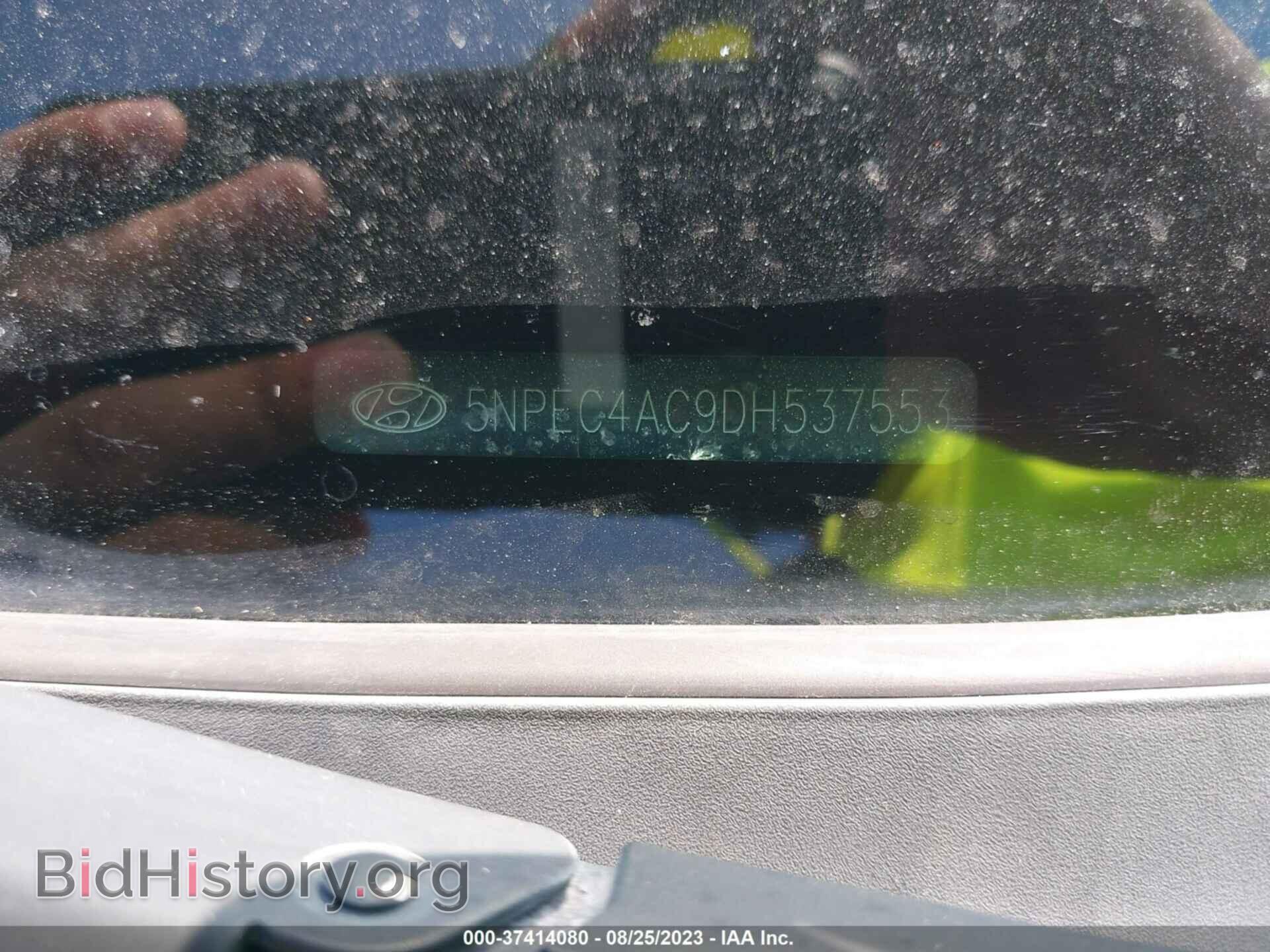2013 HYUNDAI SONATA - VIN: 5NPEC4AC9DH537553 - Фото 9