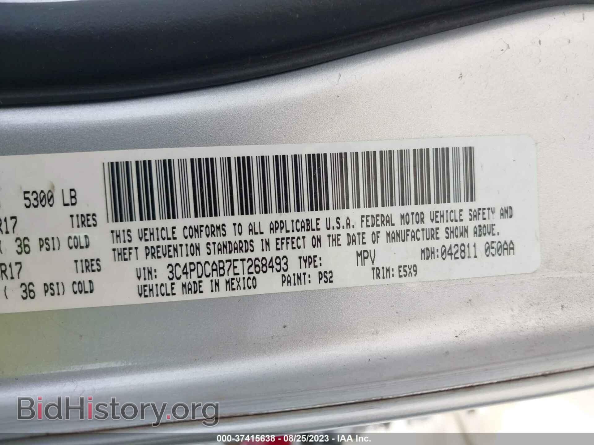 2014 DODGE JOURNEY - VIN: 3C4PDCAB7ET268493 - Photo 9
