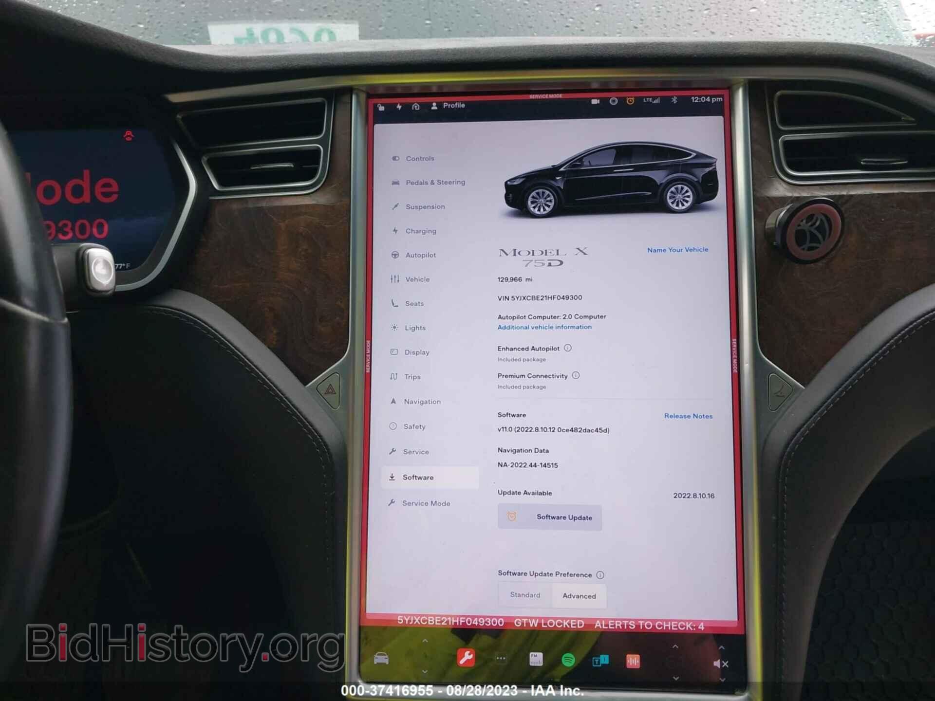 2017 TESLA MODEL X - VIN: 5YJXCBE21HF049300 - Фото 7