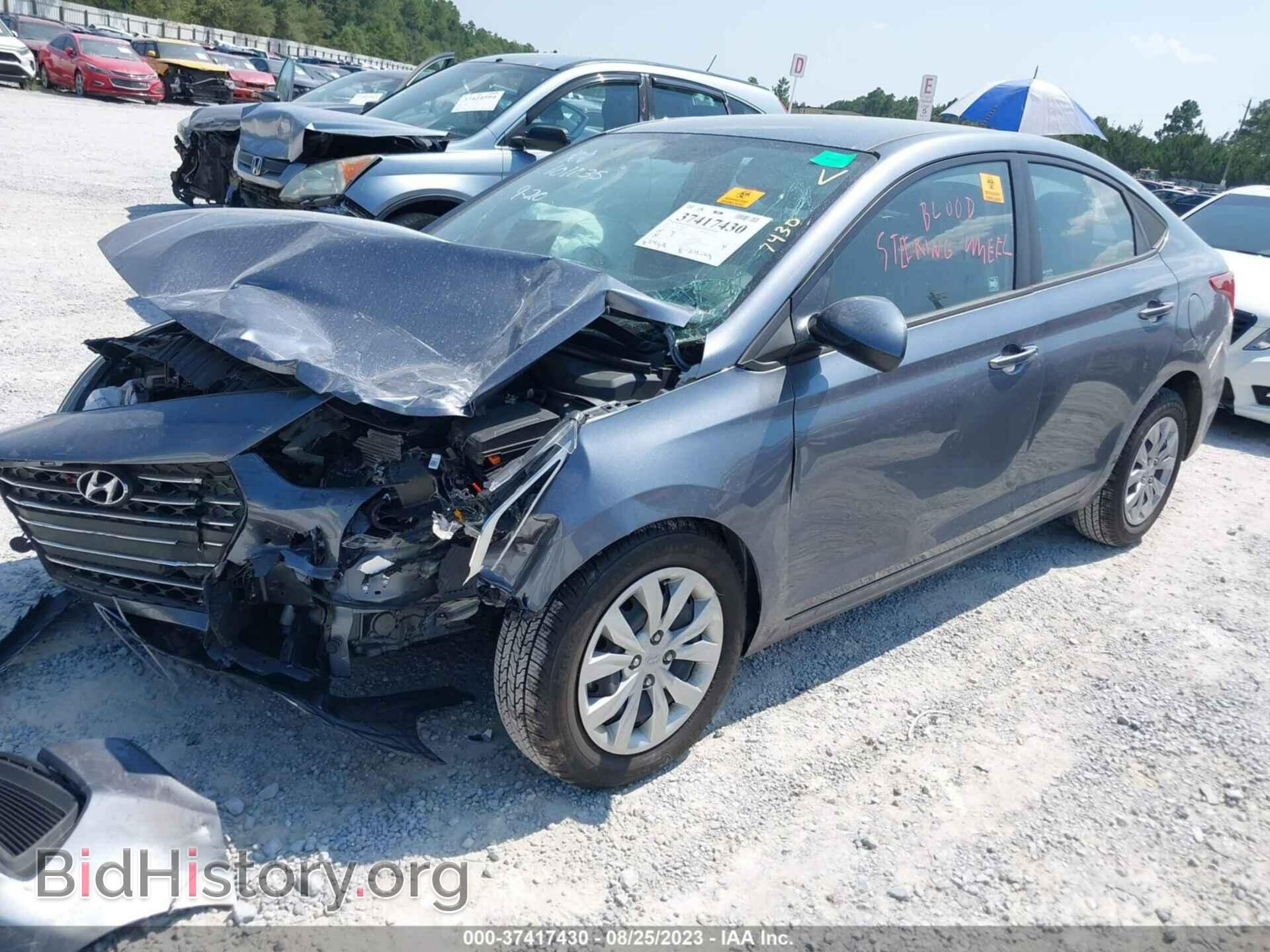 2020 HYUNDAI ACCENT - VIN: 3KPC24A66LE100682 - Фото 2