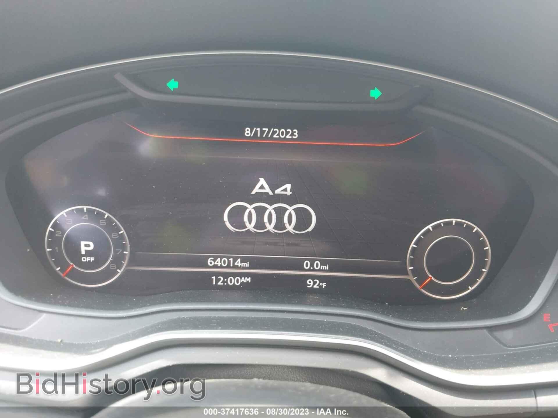 2018 AUDI A4 - VIN: WAULMAF44JN020030 - Фото 7