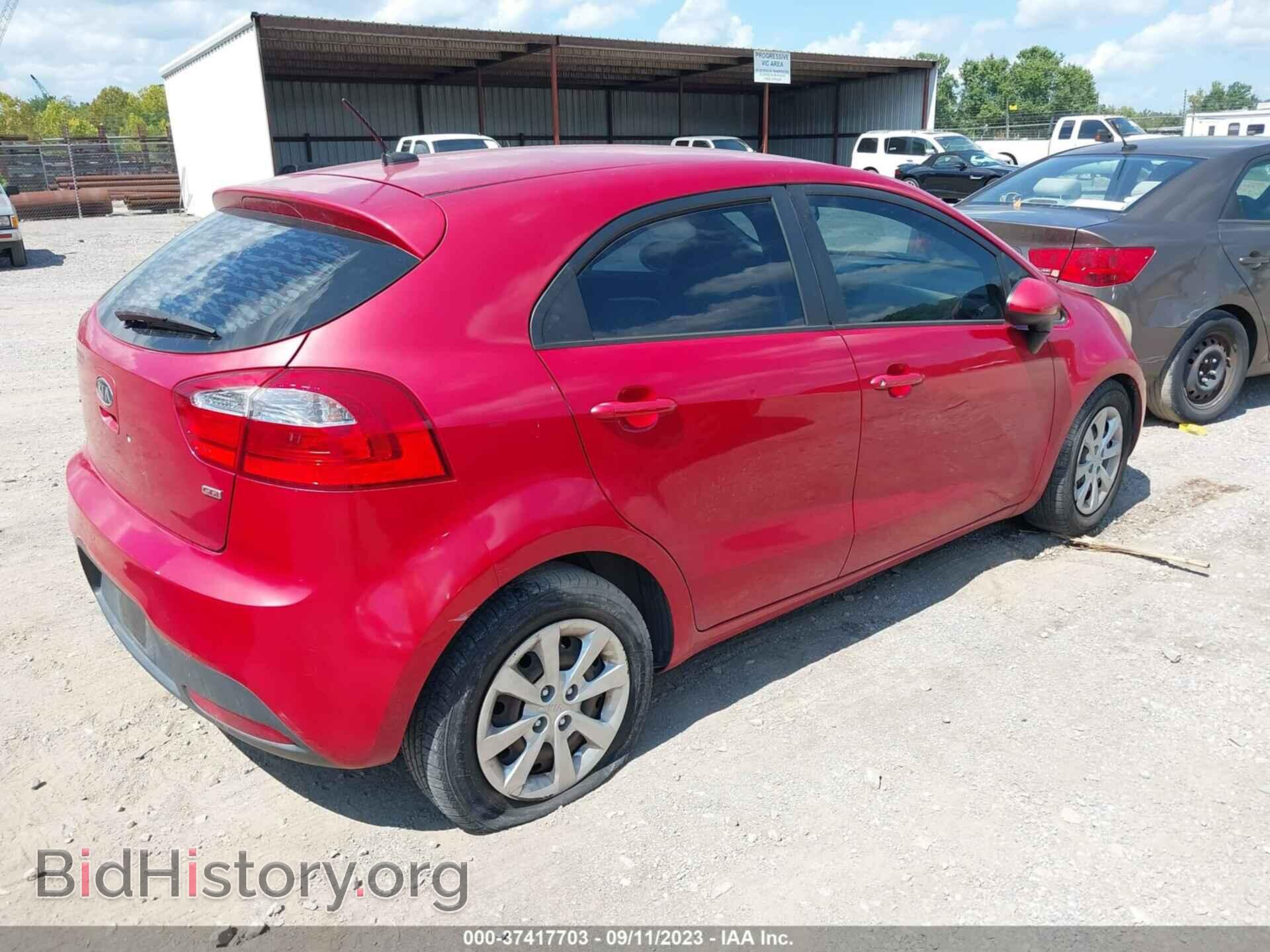 2012 KIA RIO - VIN: KNADM5A35C6069132 - Фото 4