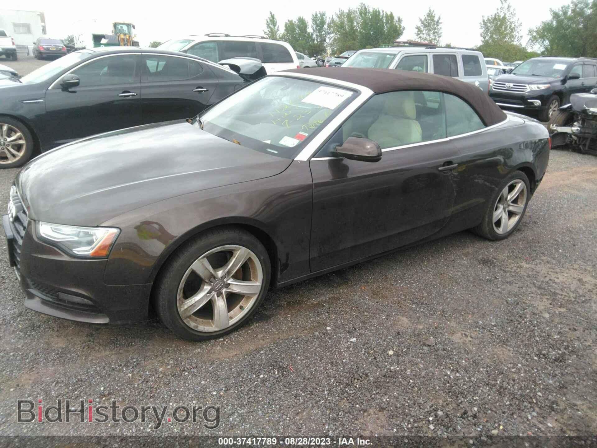 2013 AUDI A5 - VIN: WAUVFAFH9DN016503 - Фото 2