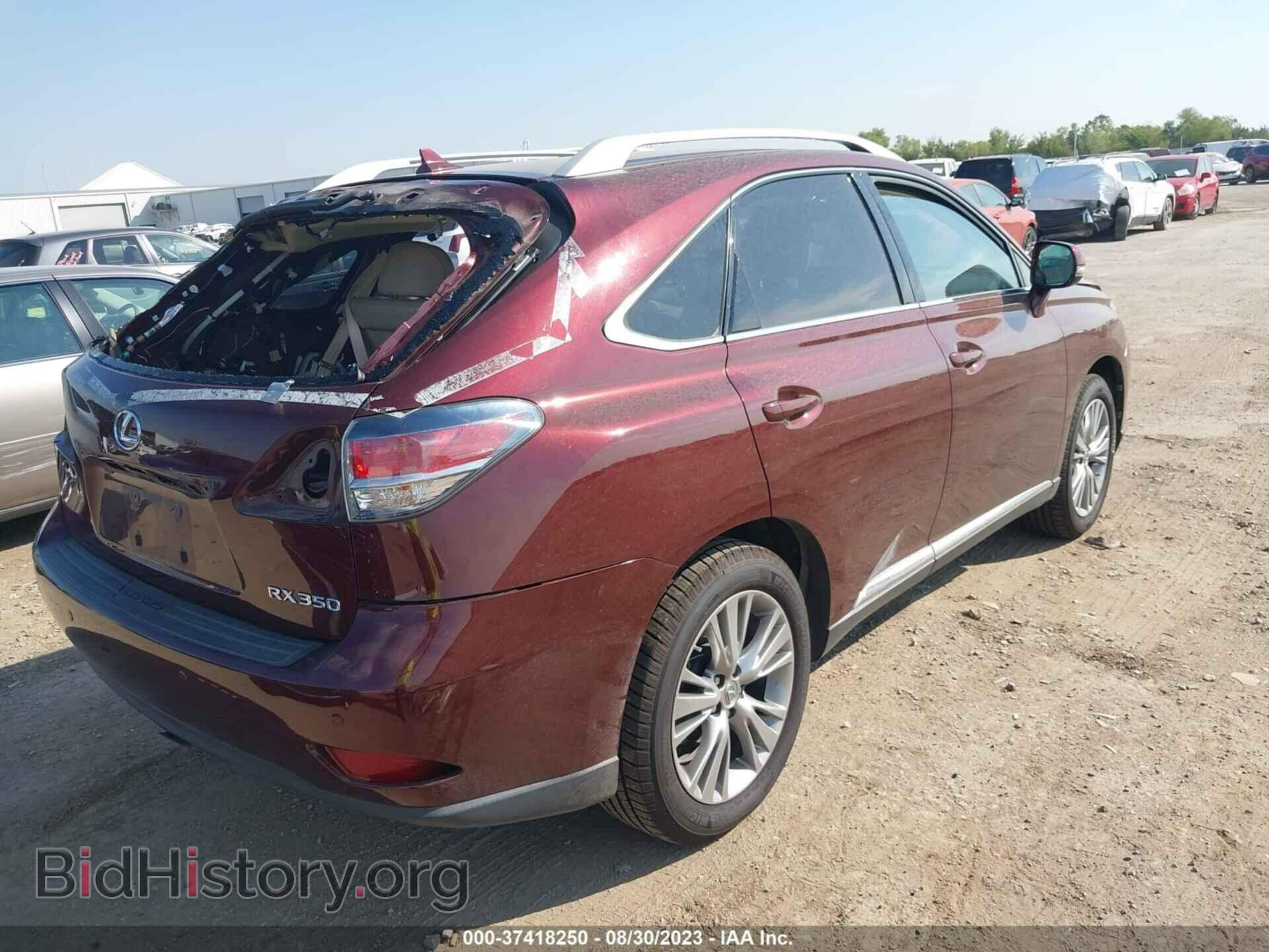 2013 LEXUS RX 350 - VIN: 2T2ZK1BA0DC112009 - Фото 4
