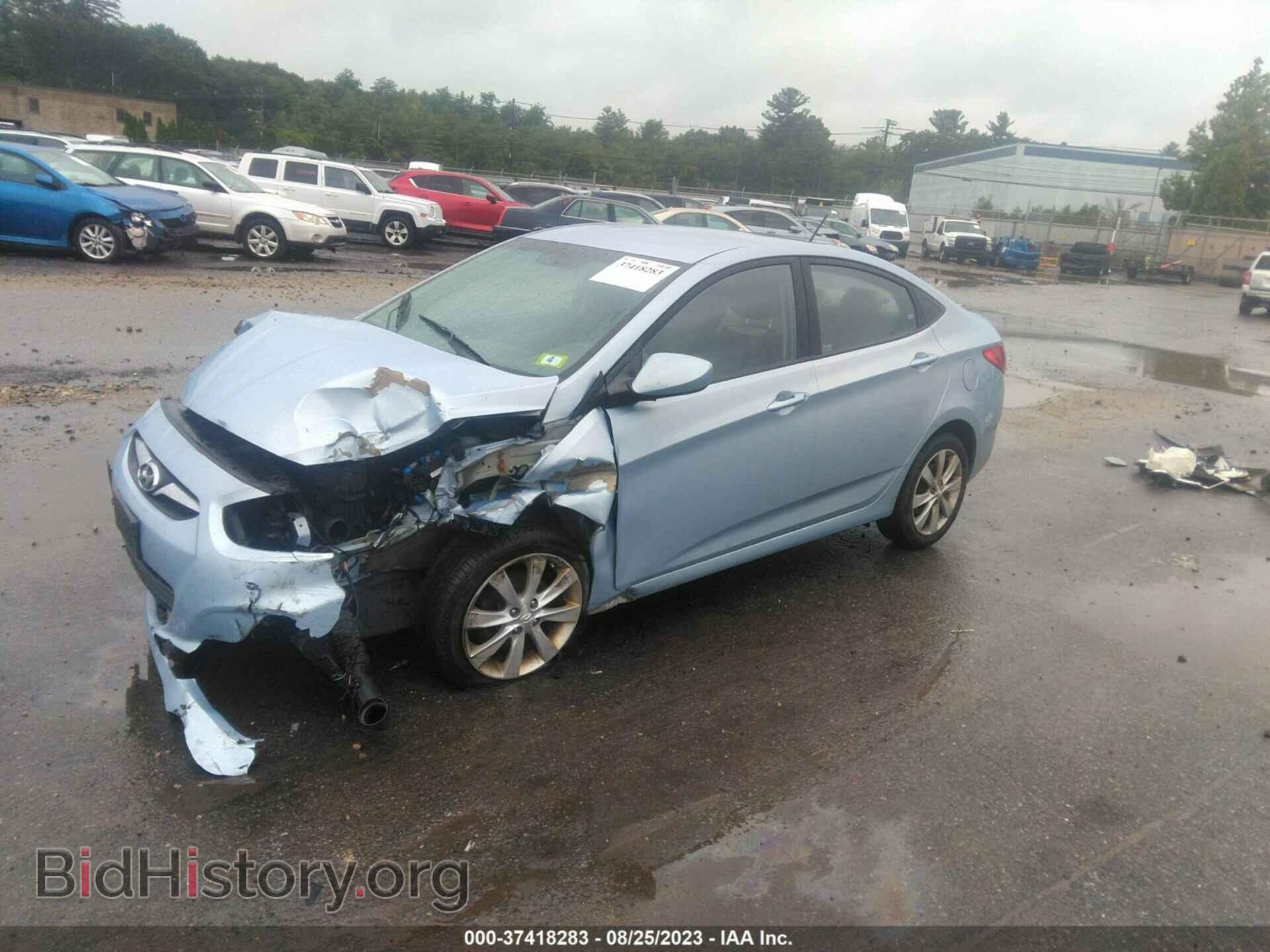 2012 HYUNDAI ACCENT - VIN: KMHCU4AE9CU063562 - Фото 2