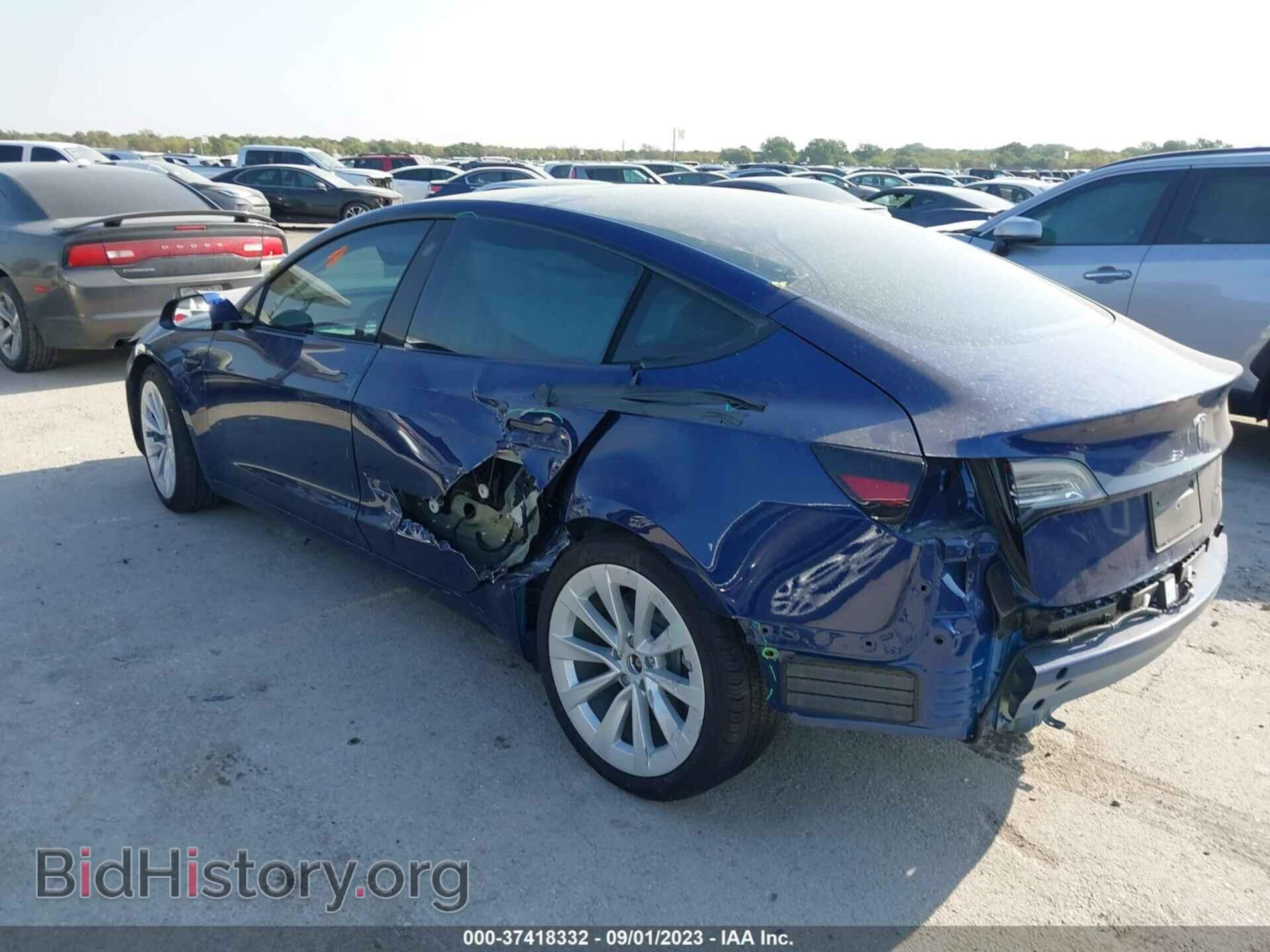 2022 TESLA MODEL 3 - VIN: 5YJ3E1EB0NF268893 - Photo 3