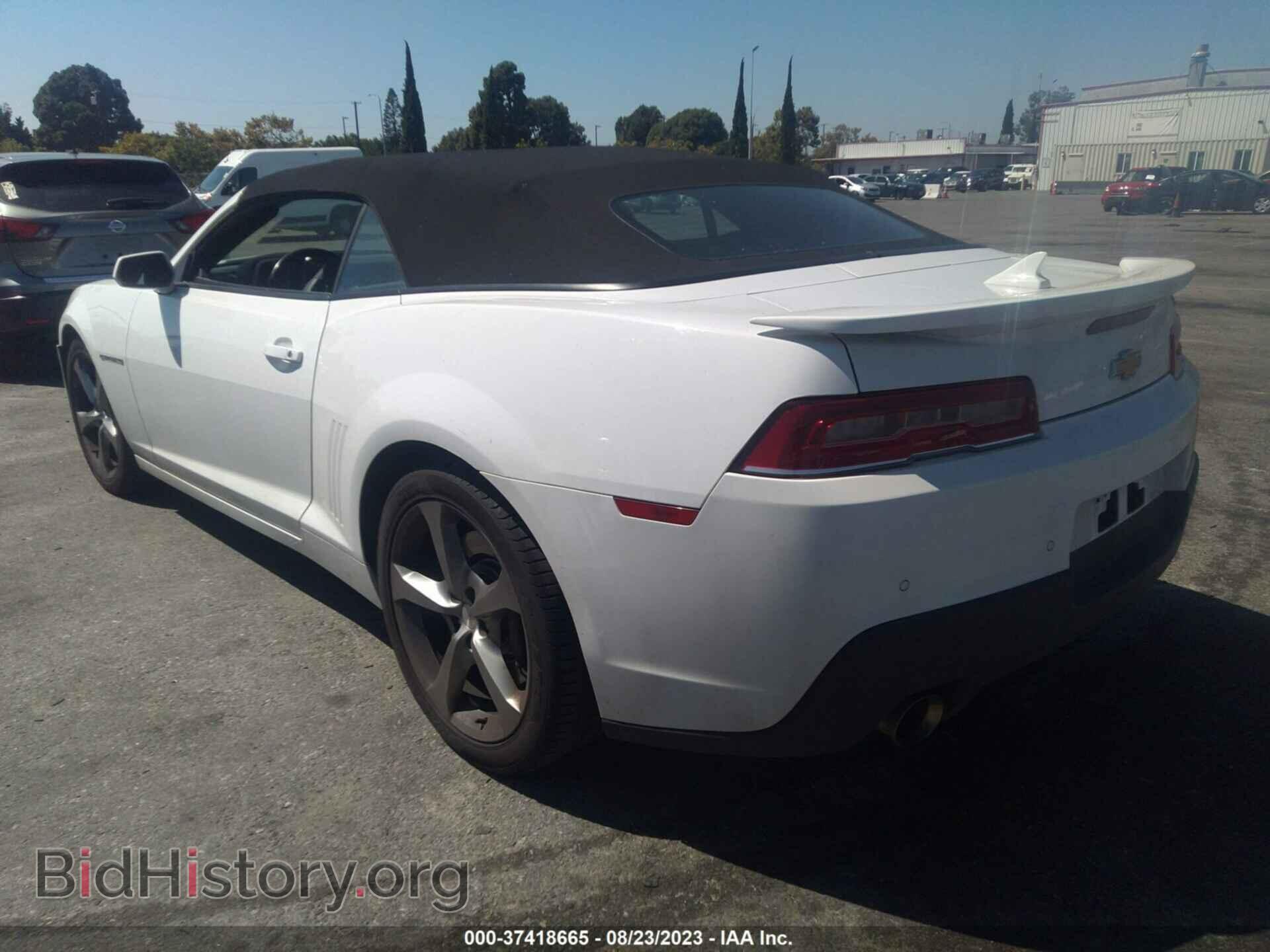 2014 CHEVROLET CAMARO - VIN: 2G1FJ3DJ4E9204446 - Фото 3