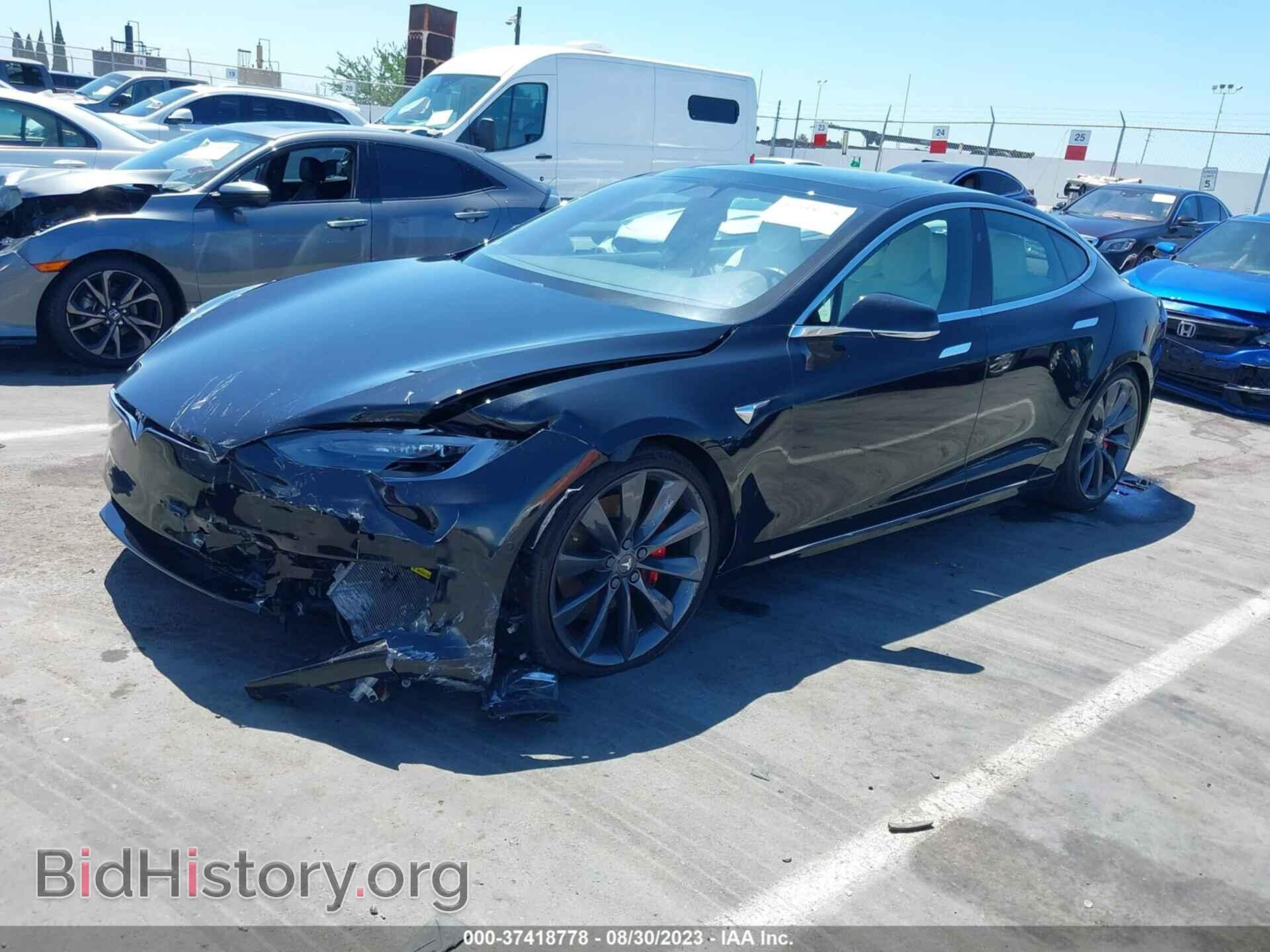 2017 TESLA MODEL S - VIN: 5YJSA1E45HF200151 - Фото 2