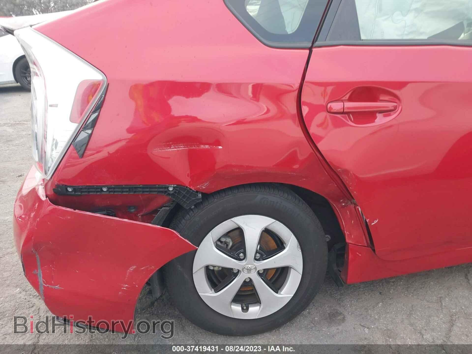 2014 TOYOTA PRIUS - VIN: JTDKN3DU7E1754538 - Фото 6