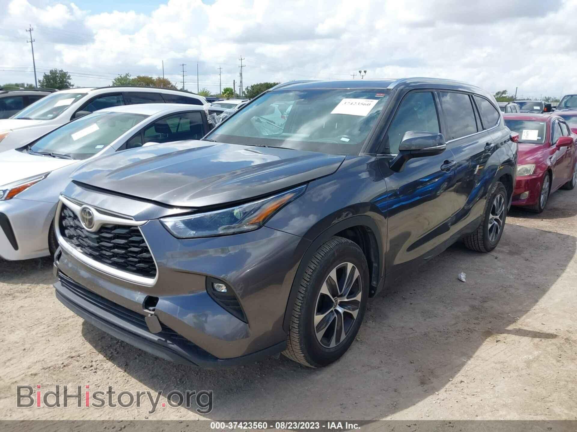 2021 TOYOTA HIGHLANDER - VIN: 5TDGZRAH0MS041230 - Фото 2