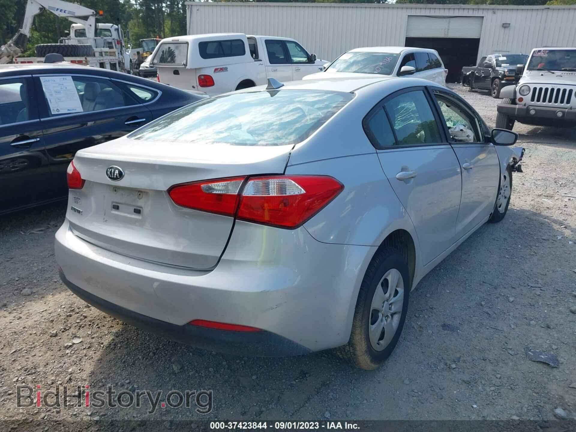 2016 KIA FORTE - VIN: KNAFK4A61G5550297 - Фото 4